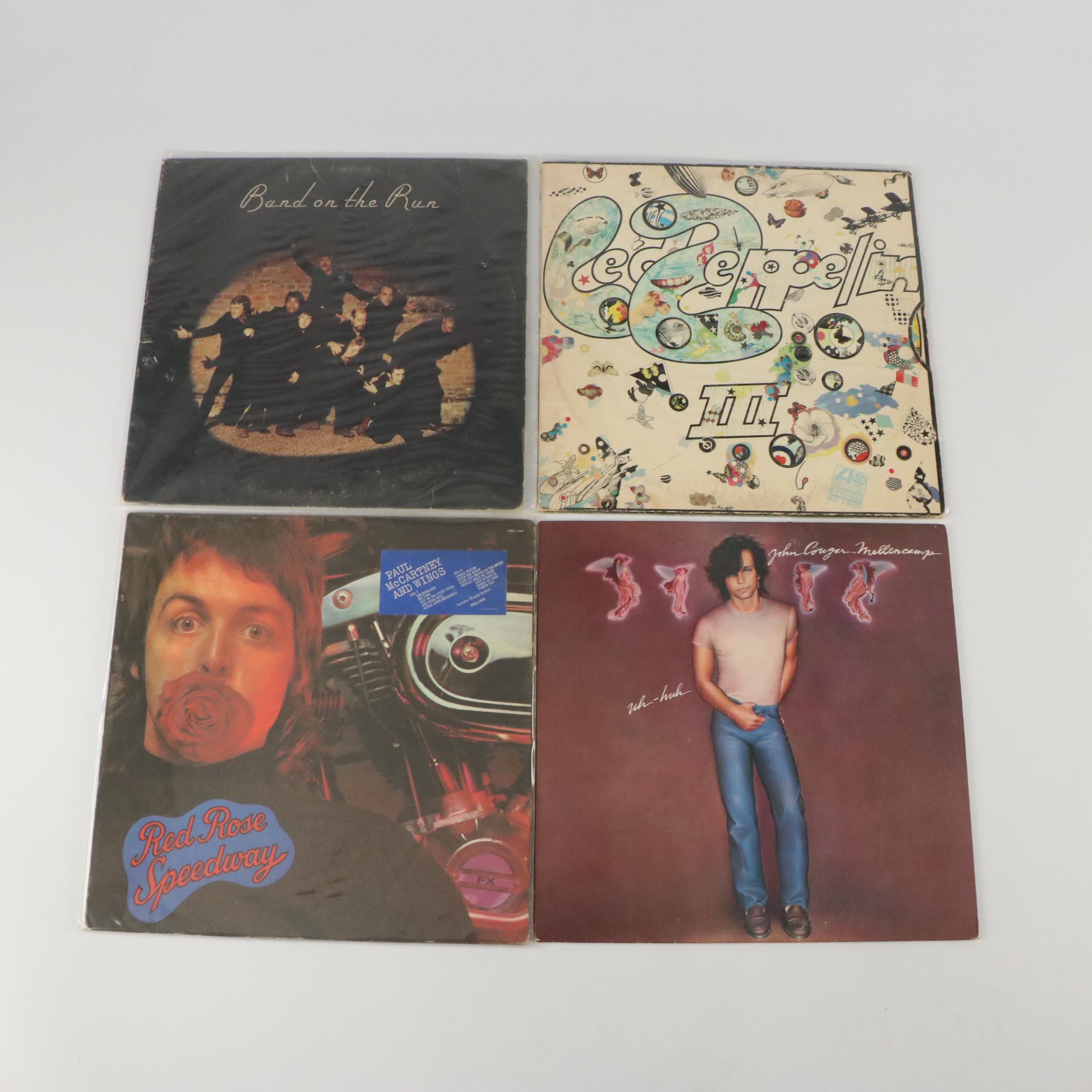 Led Zeppelin, Wings, Alice Cooper, Queen and More Vinyl Record Albums