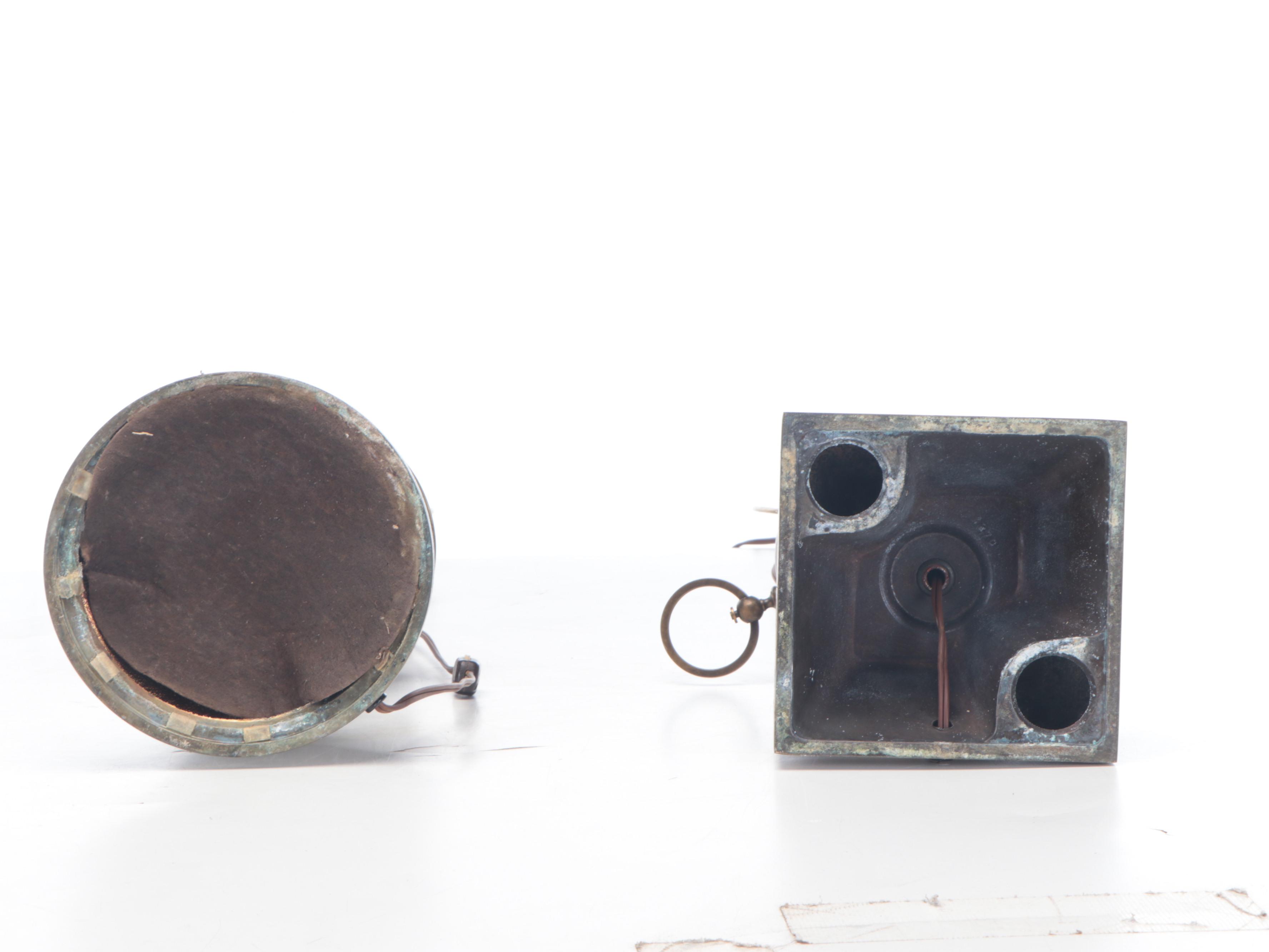 Stiffel Brass Neoclassical Style Urn Table Lamps, Vintage