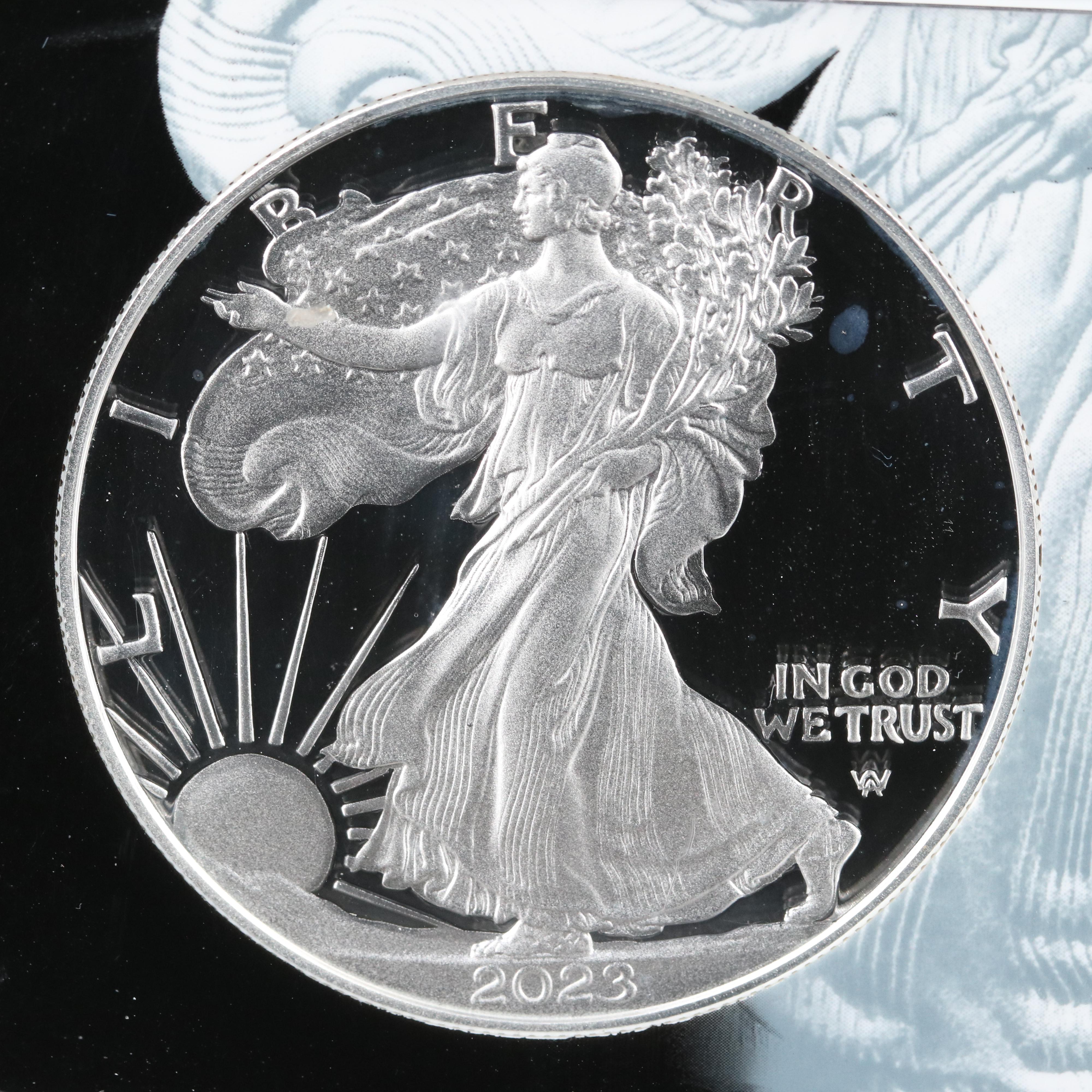NGC PF 70 Ultra Cameo 2023-W U.S. Silver Eagle Proof Coin