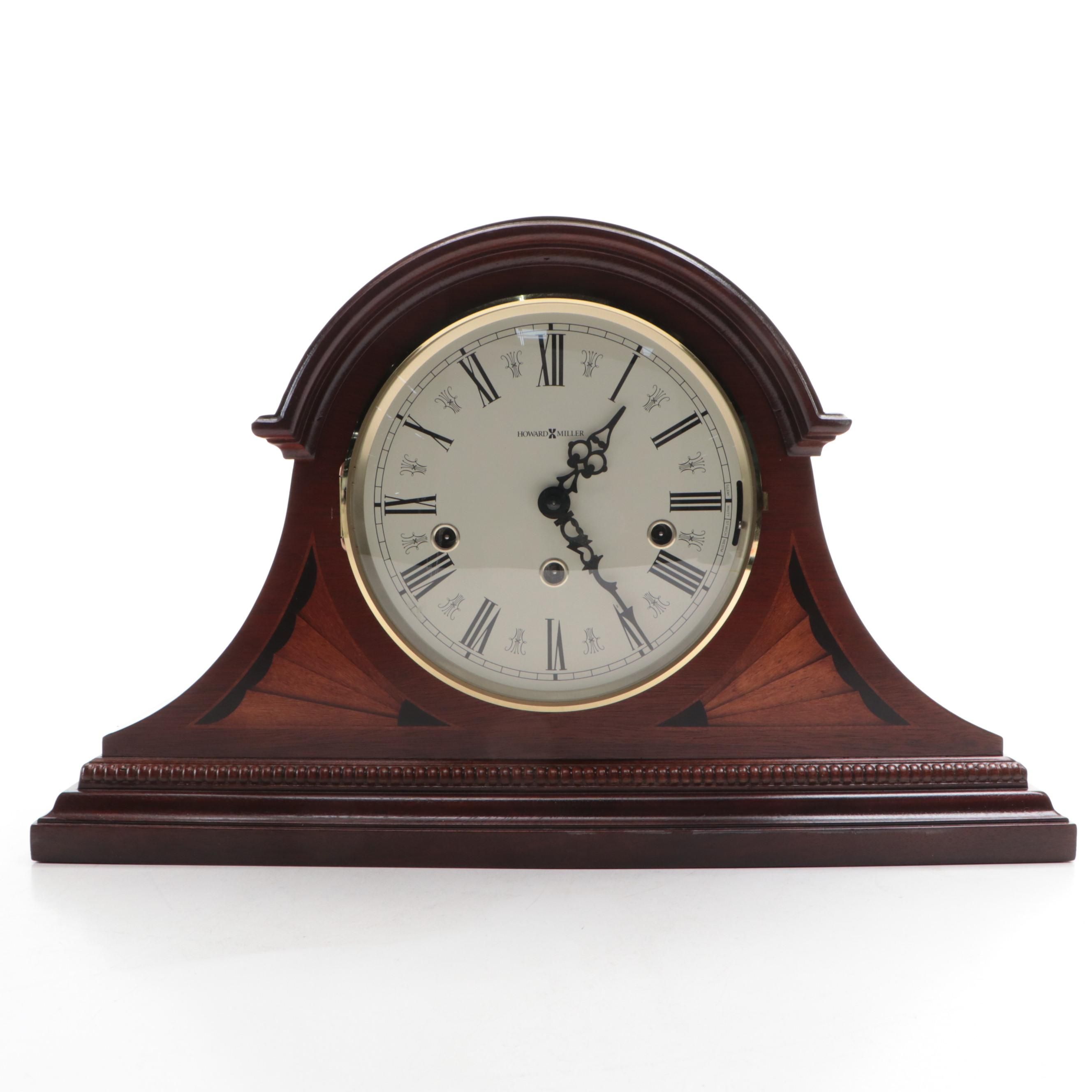 Howard Miller Model 1050-020 Wooden Mantel Clock, Late 20th Century