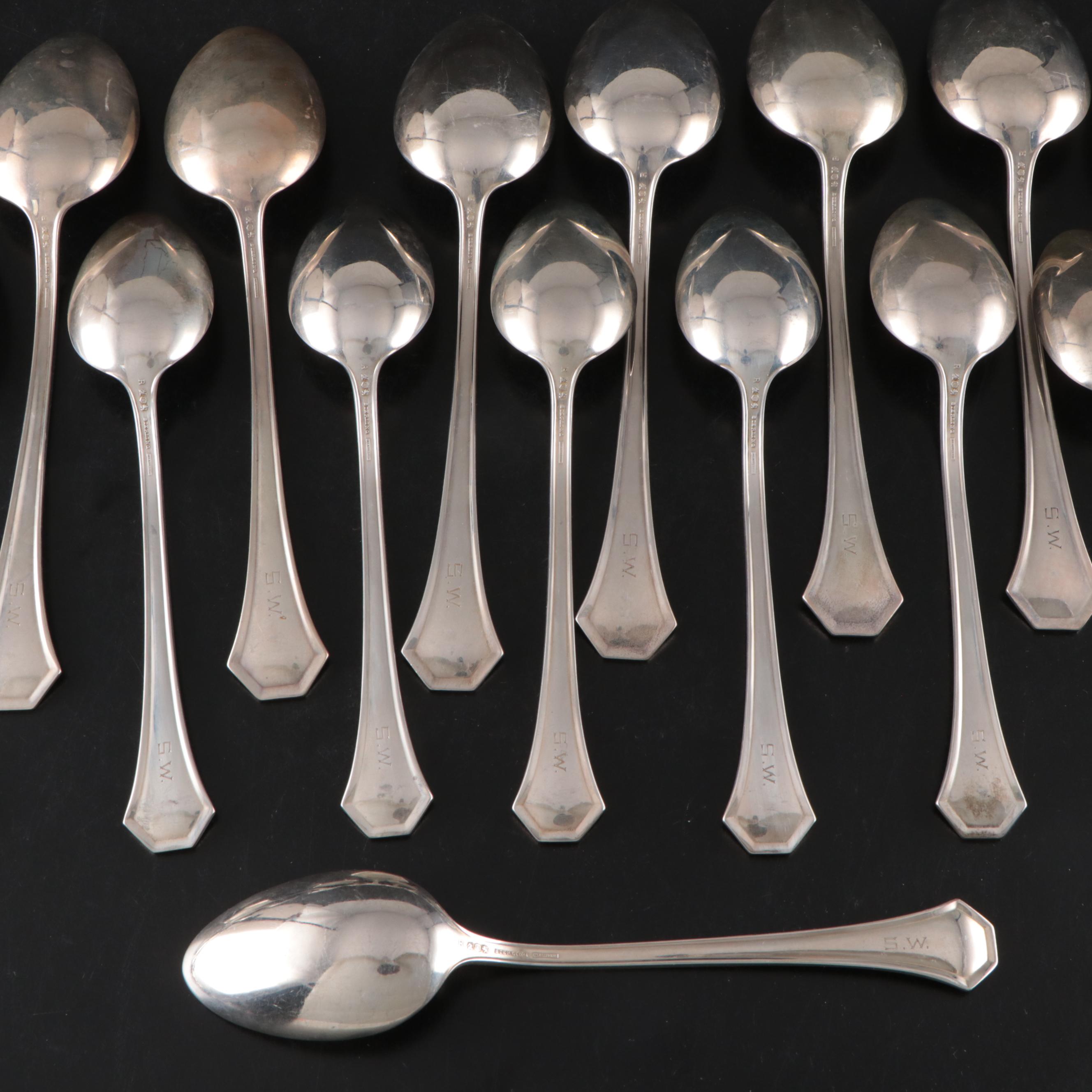 Reed & Barton "Dorothy Quincy" Sterling Flatware, 20th C.