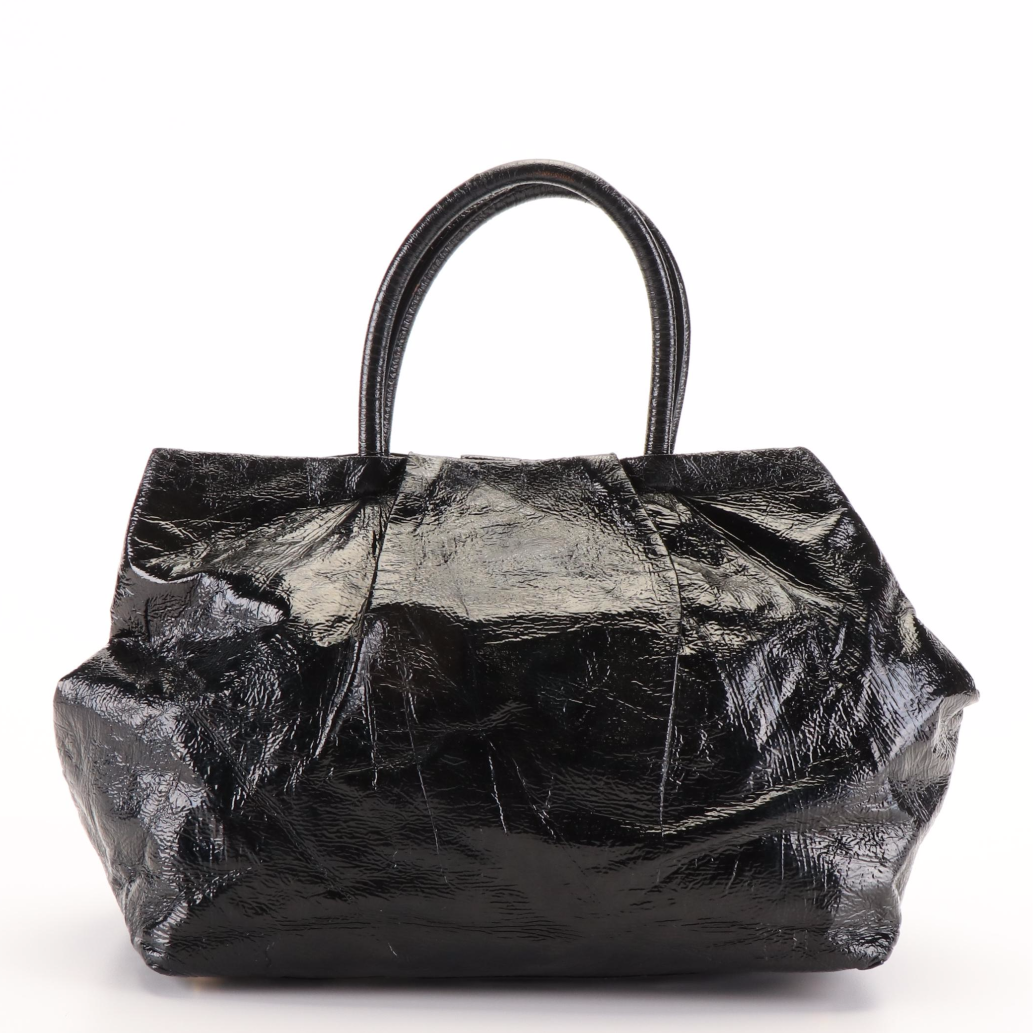 Prada Bow Handbag in Patent Leather