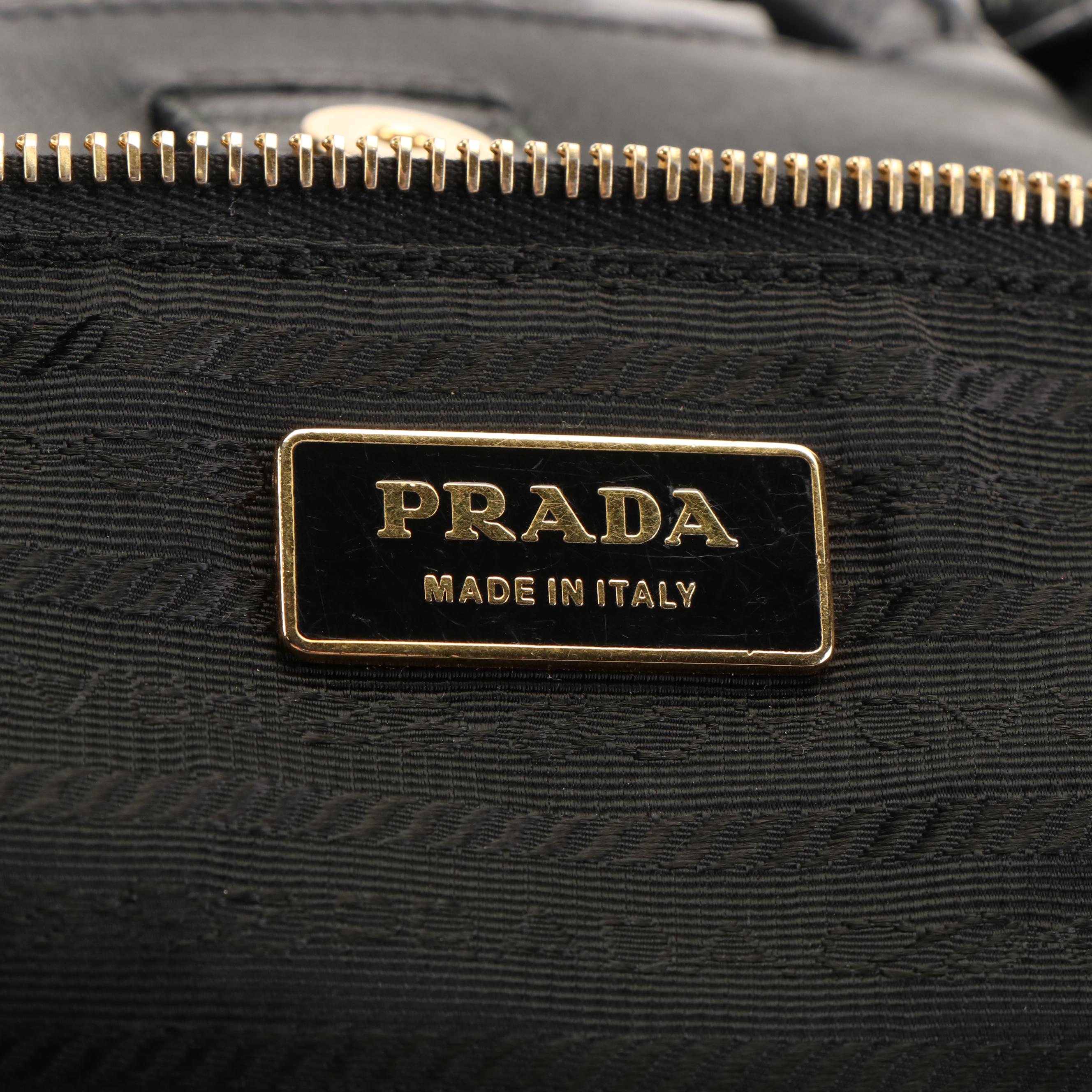 Prada Bow Handbag in Patent Leather
