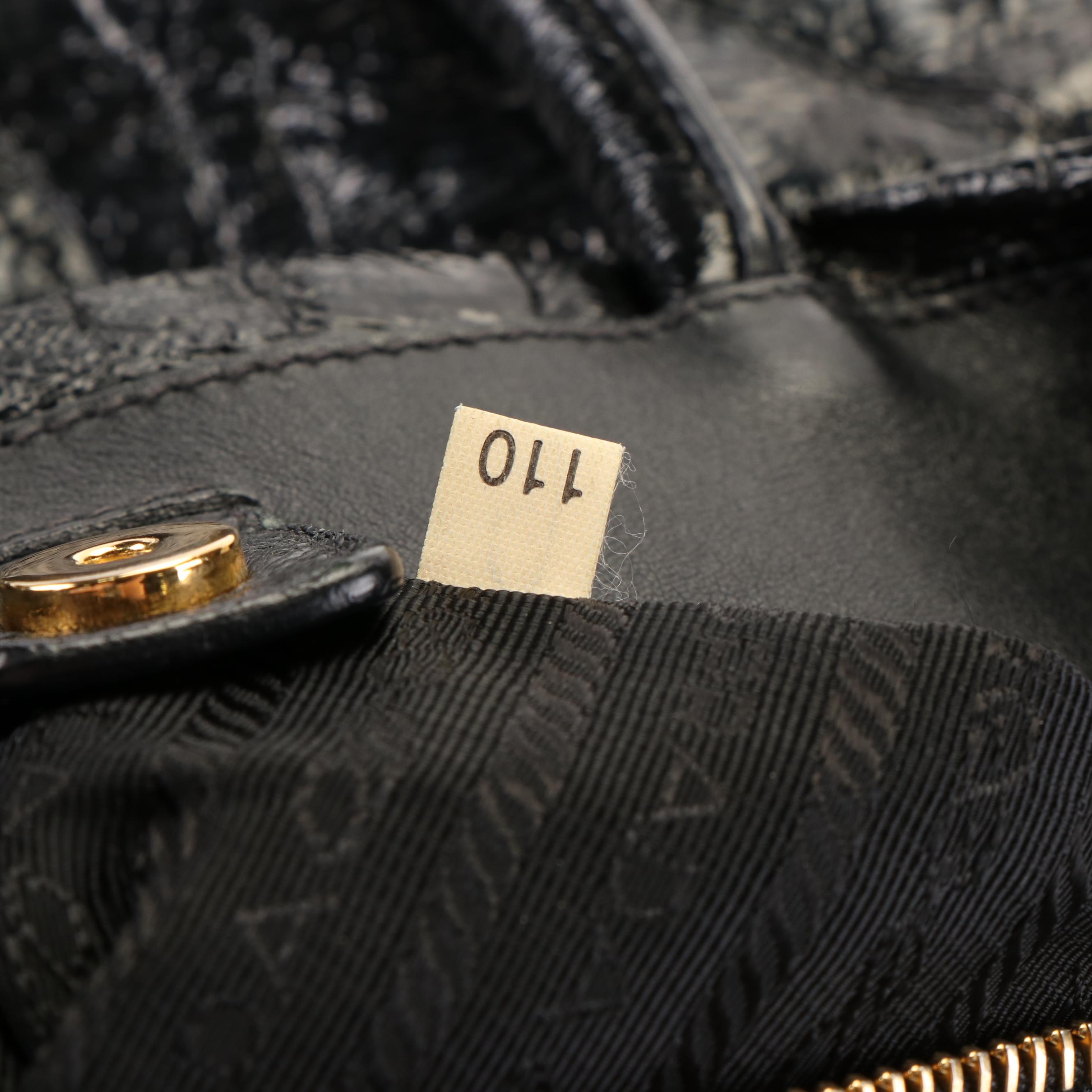 Prada Bow Handbag in Patent Leather