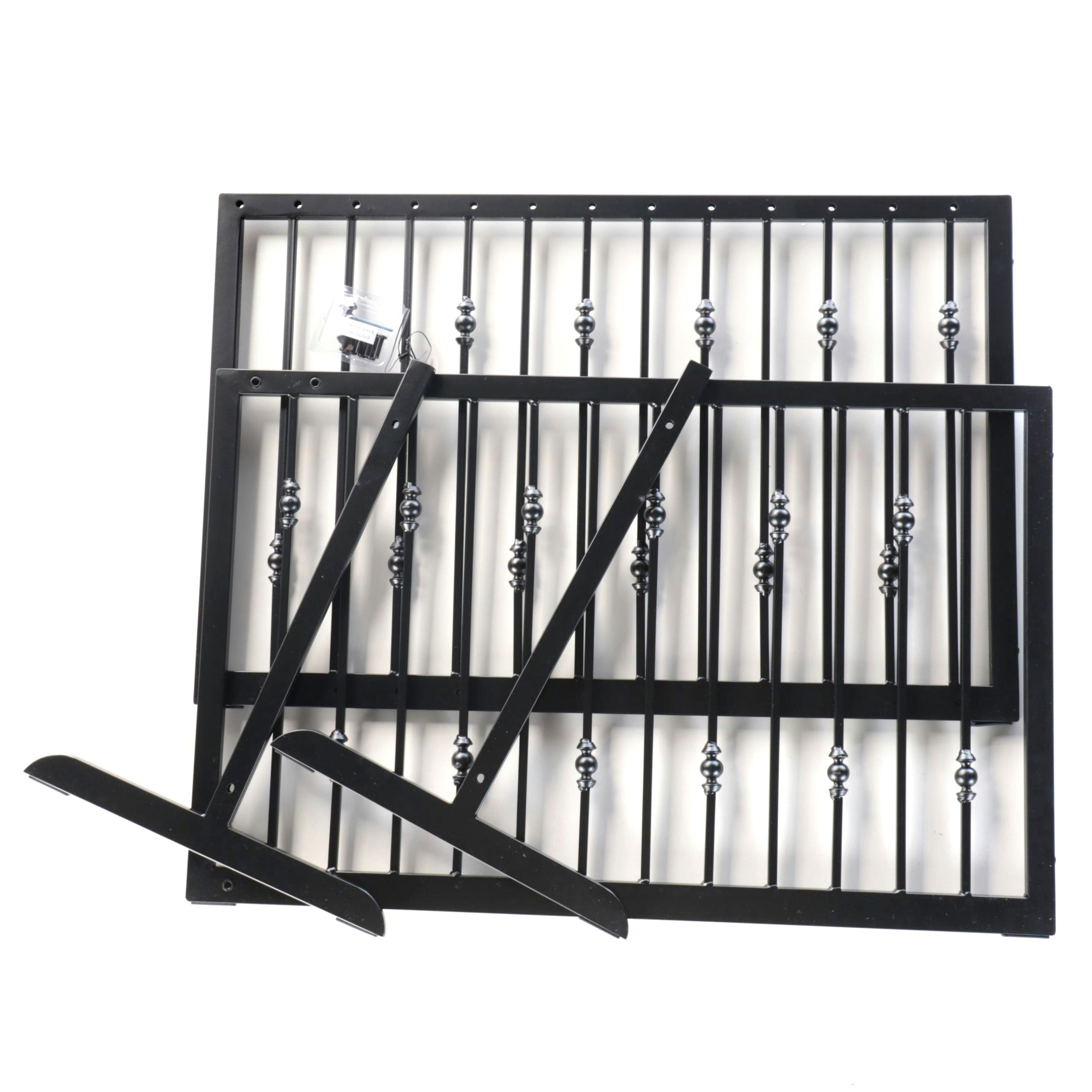 Frontgate Benson Freestanding Pet Cage in Black