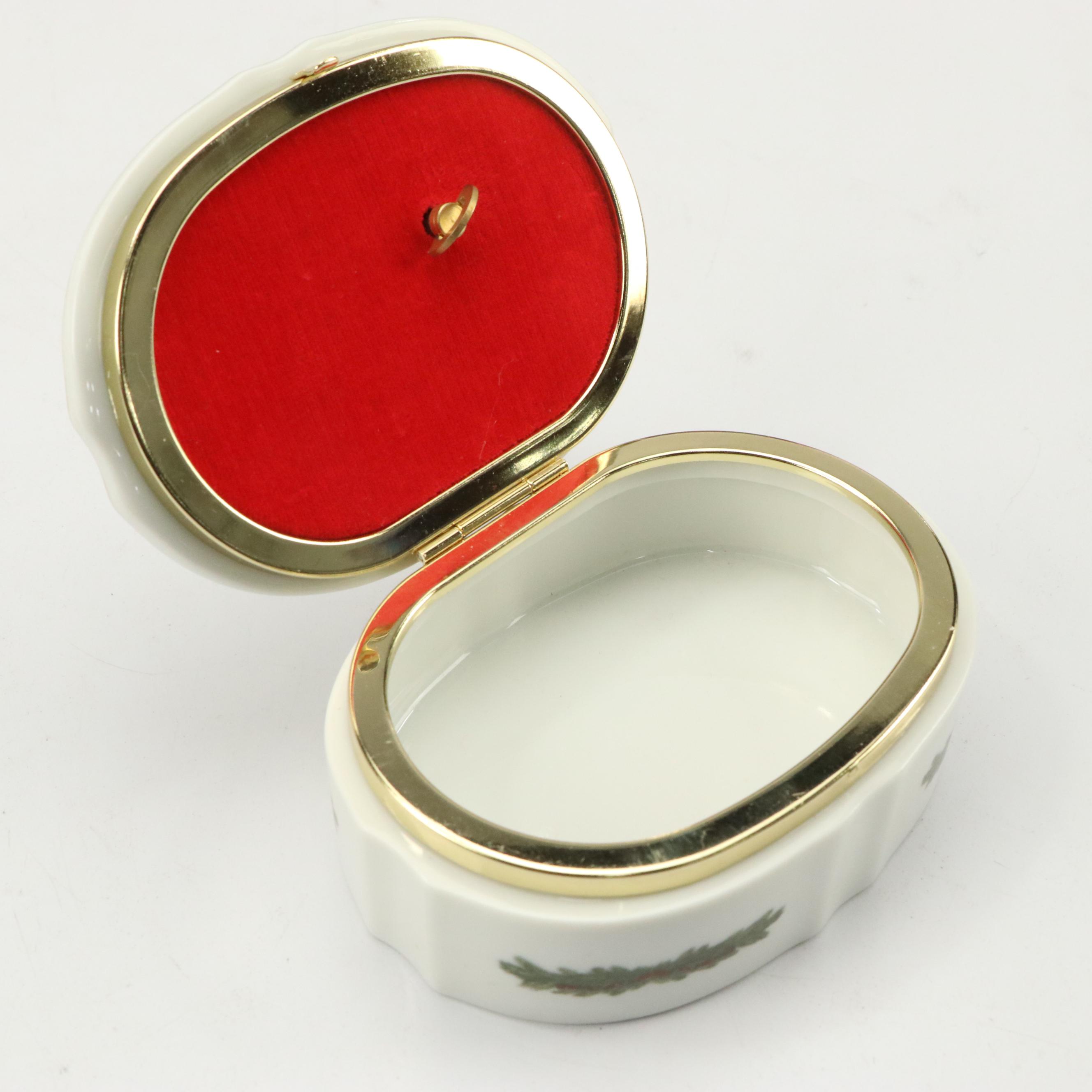 Heritage House Limited Edition Porcelain Music Box with More