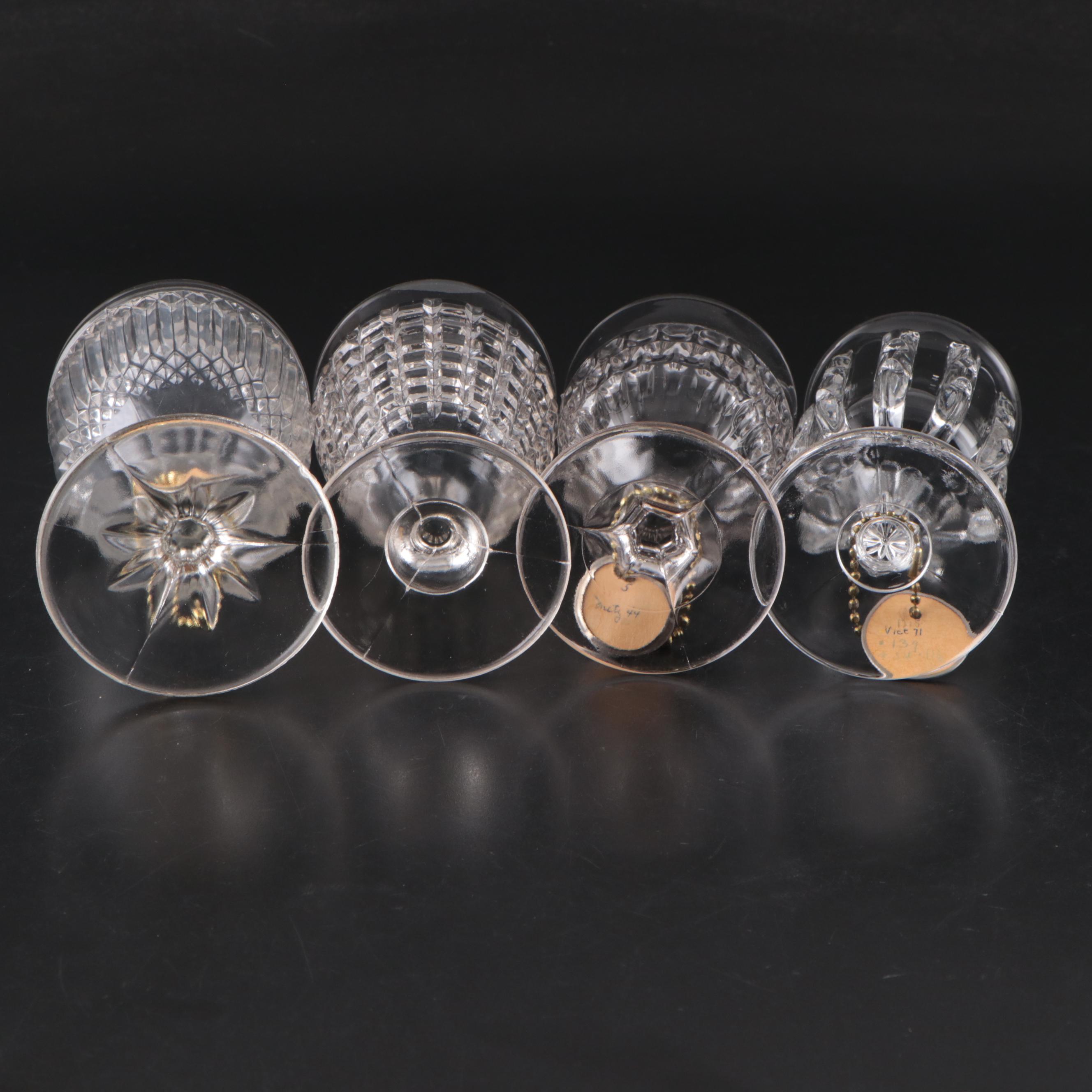 Belmont Glass Co. Comport with Pressed Glass Water Goblet Collection