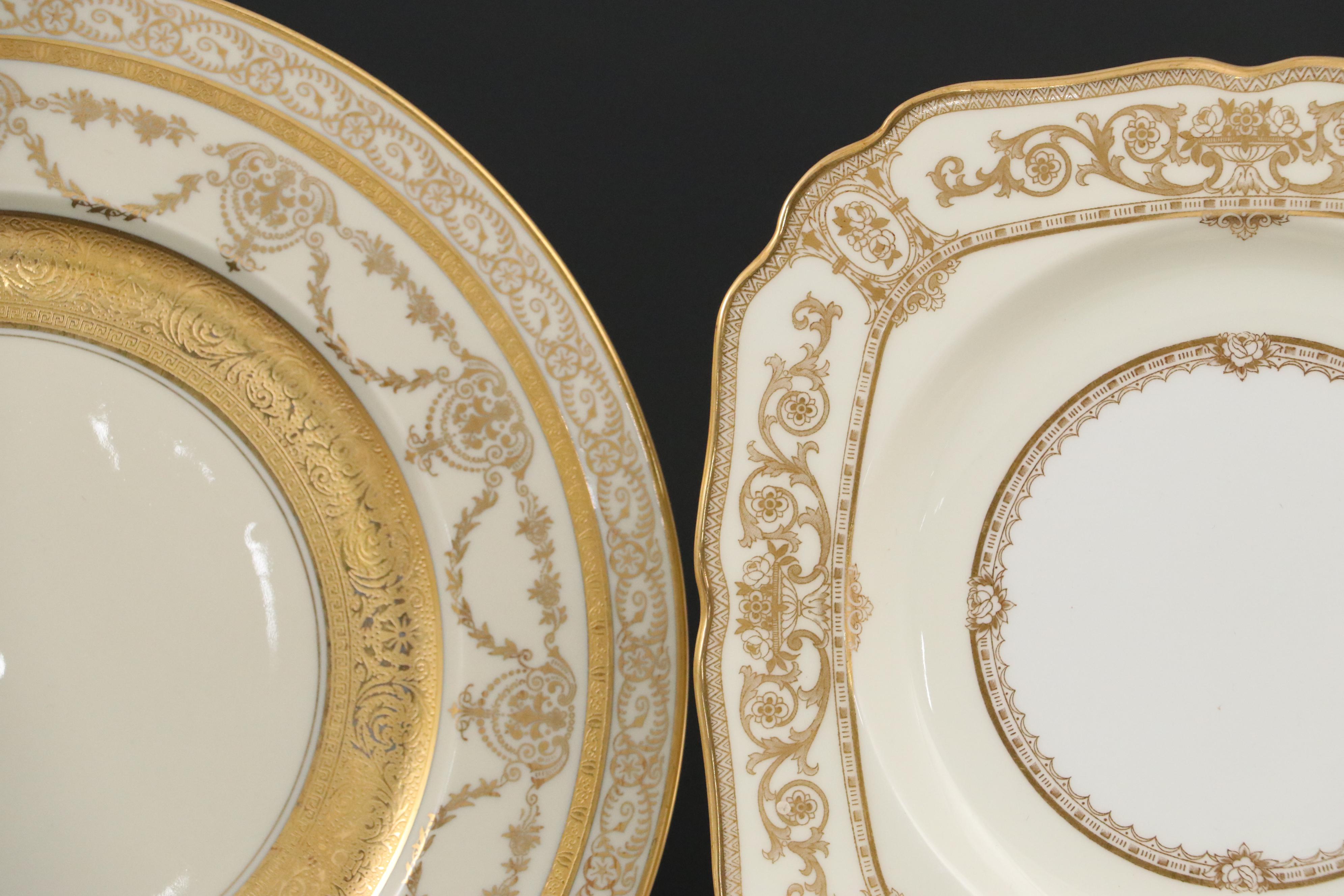 Royal Worcester "Embassy" China Teacups and More with Other Plates and Charger