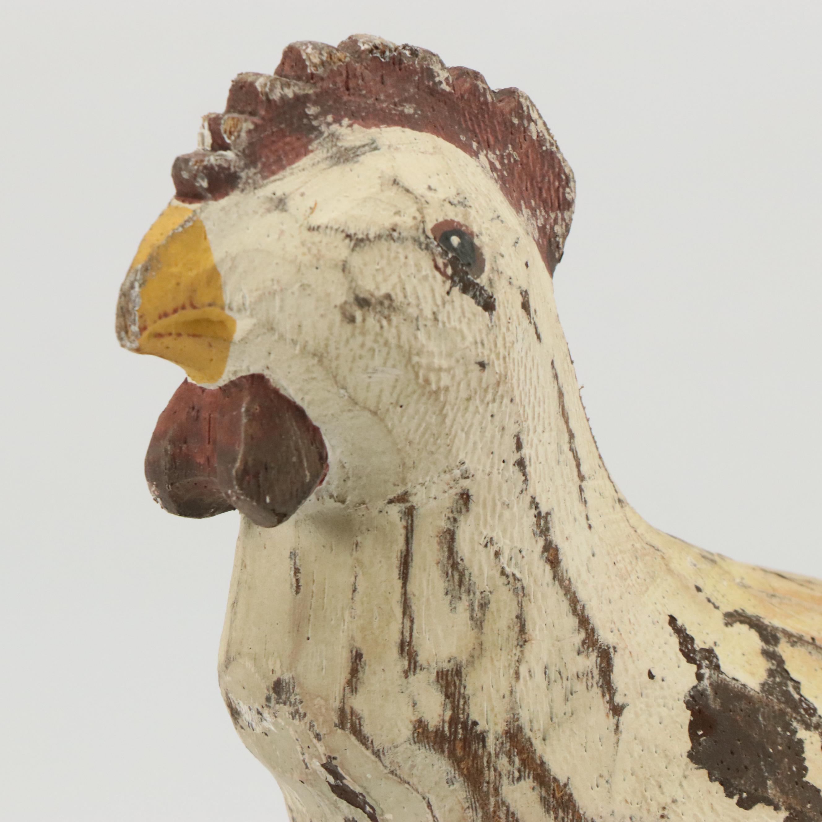 Pyrex "Homestead" Mixing Bowls with Rooster Figurines