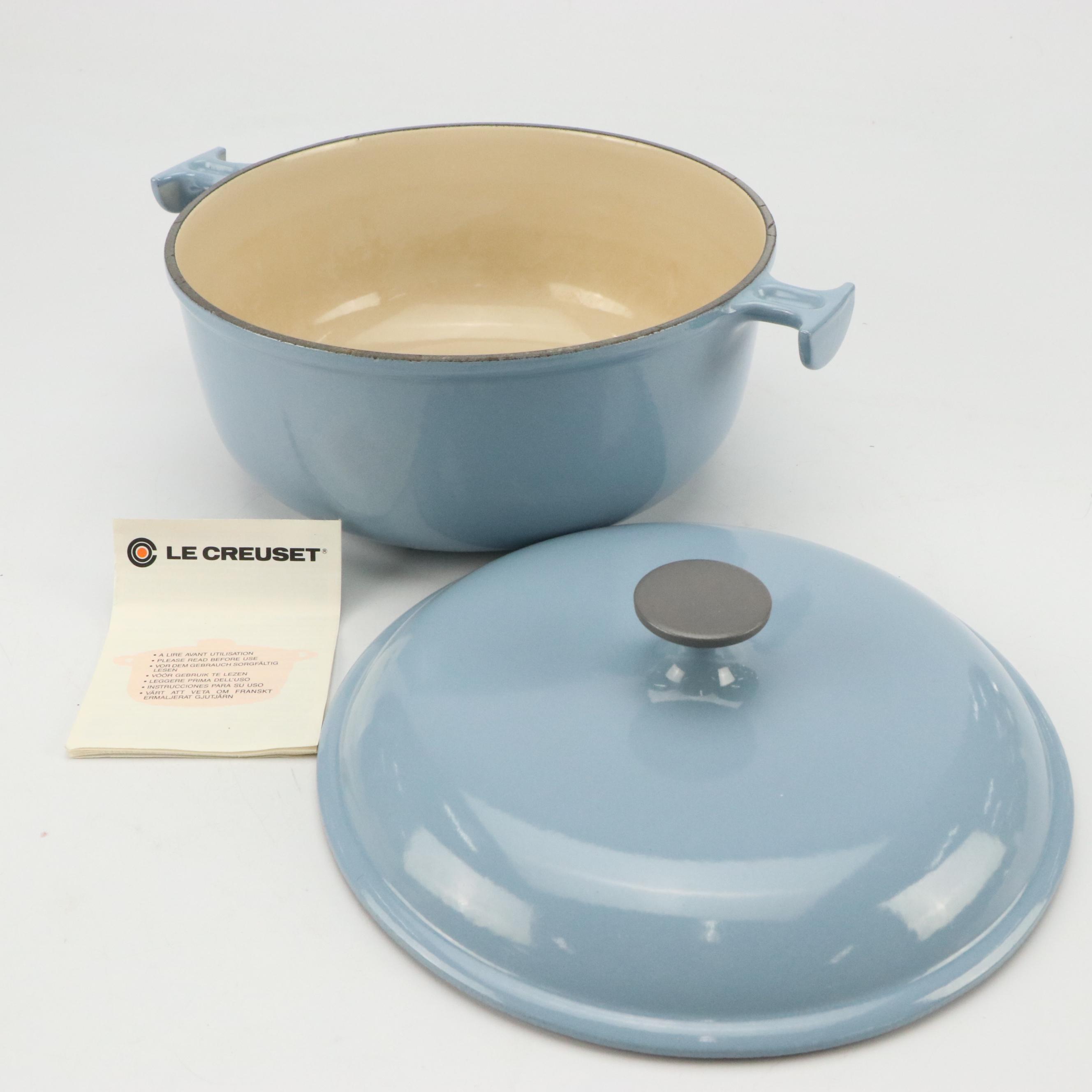 Le Creuset 5.5 Qt Cast Iron Enamel Dutch Oven with Other Casserole Dish