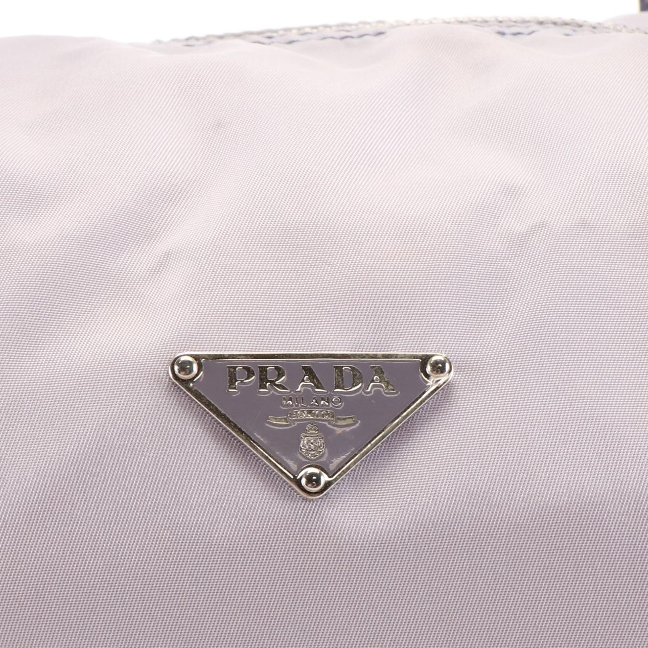 Prada Tessuto Bauletto Purple Nylon Bag