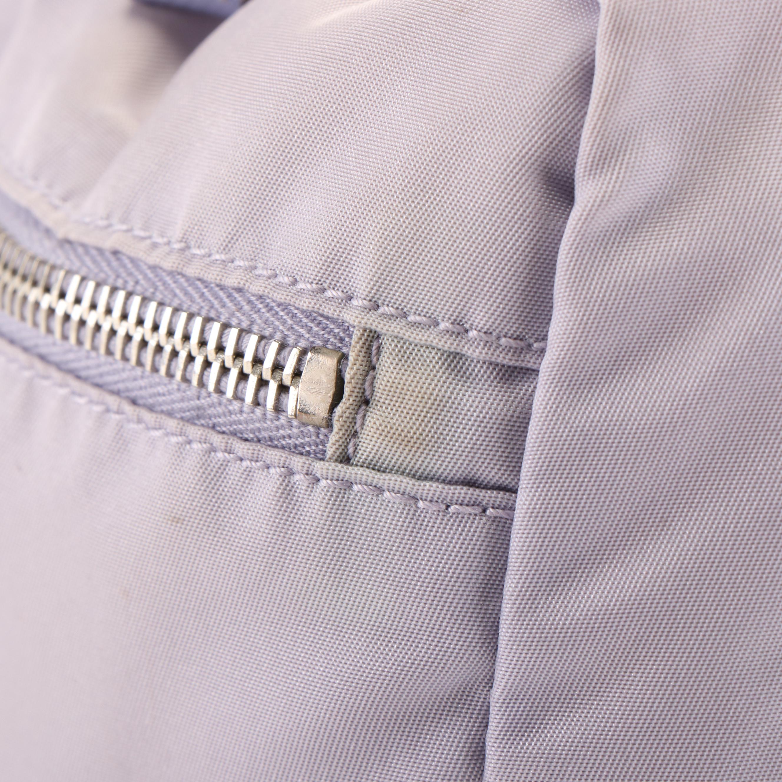 Prada Tessuto Bauletto Purple Nylon Bag