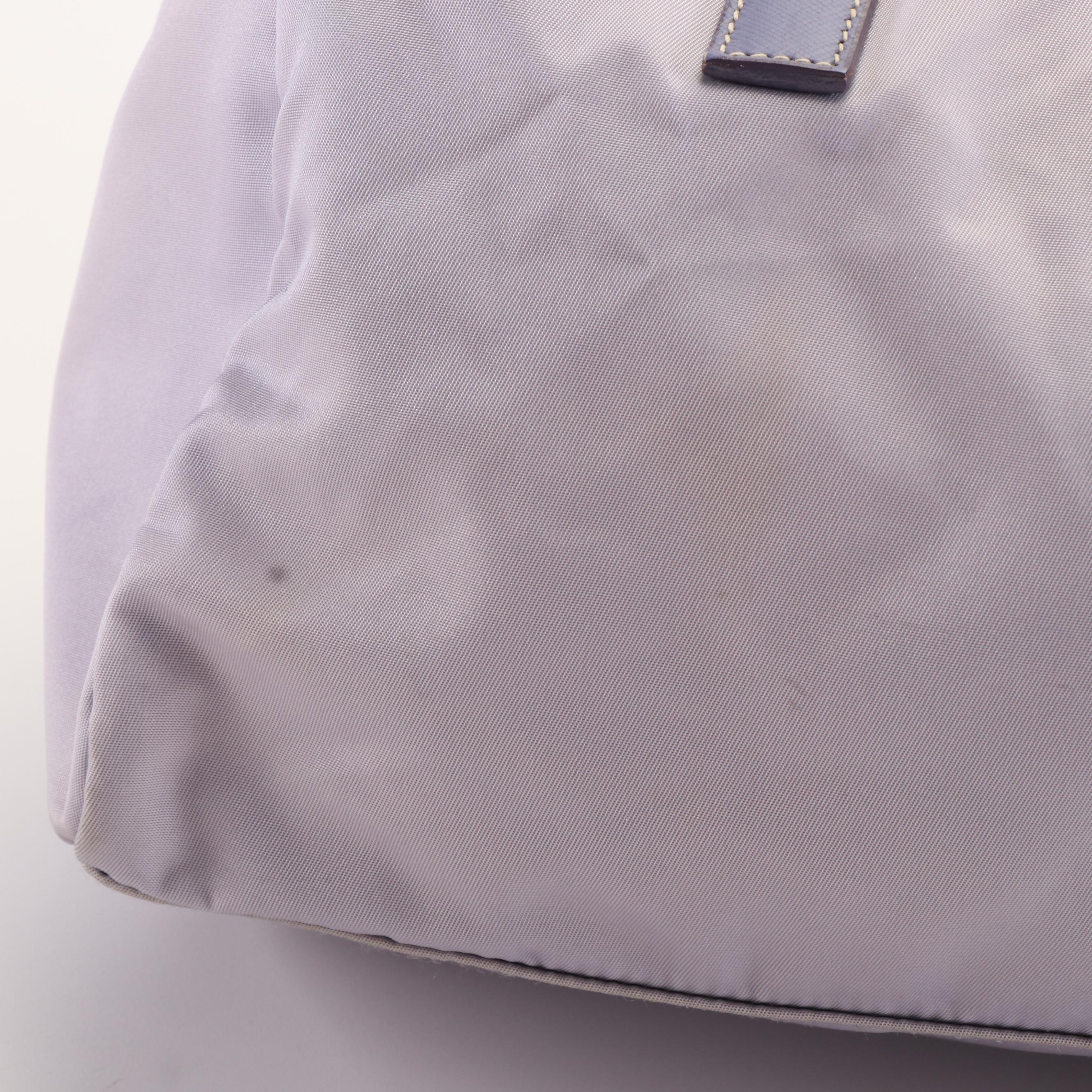 Prada Tessuto Bauletto Purple Nylon Bag