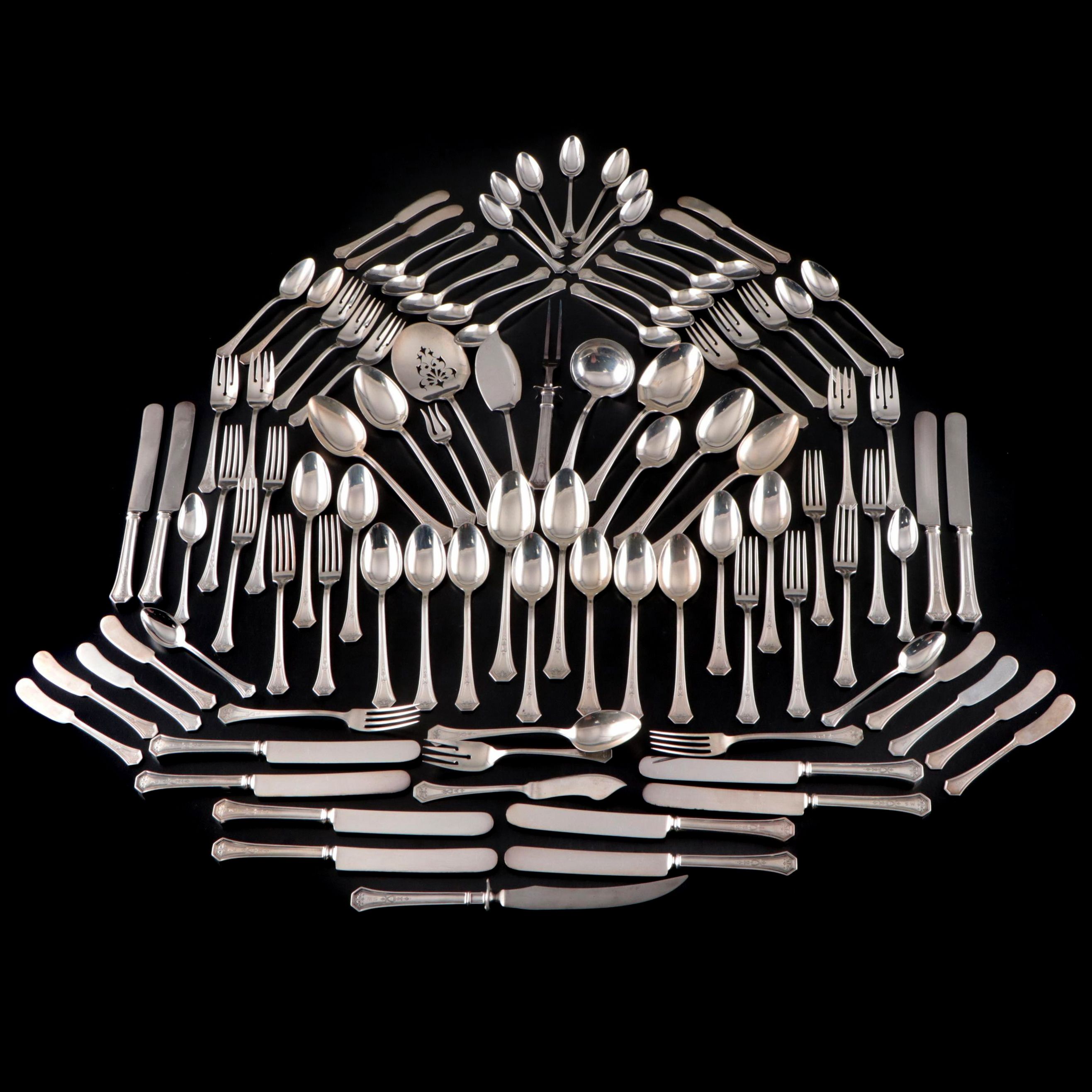 Reed & Barton "Dorothy Quincy" Sterling Flatware, 20th C.