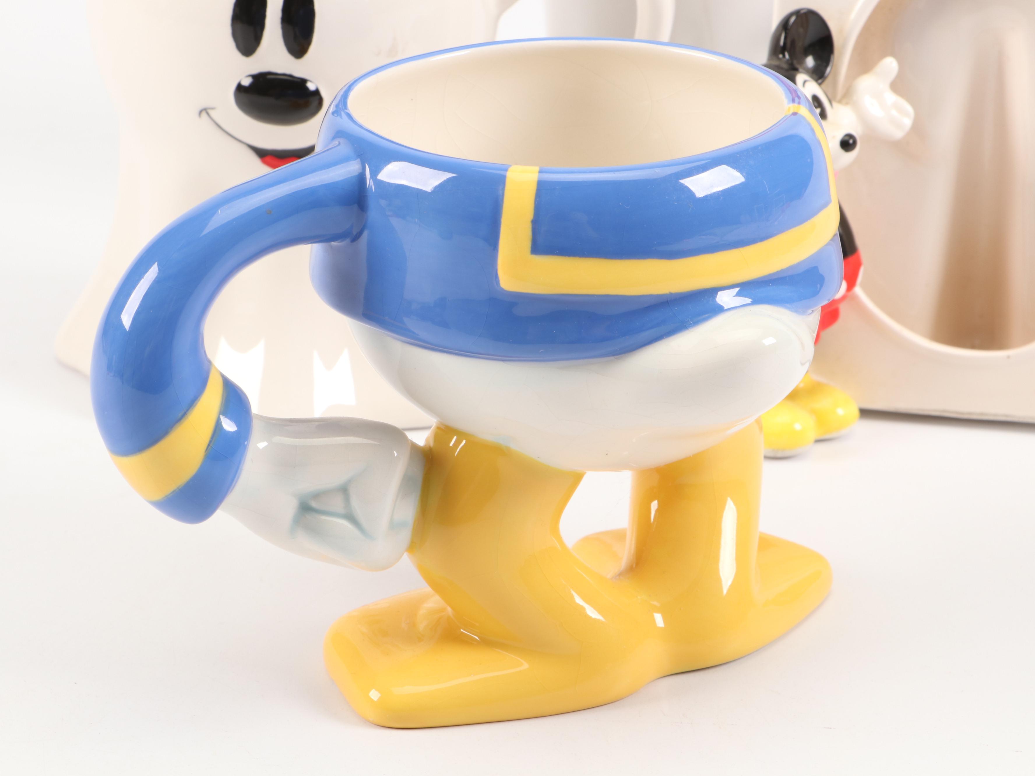 Disney Ceramic Candle, Mugs, and Photo Frame