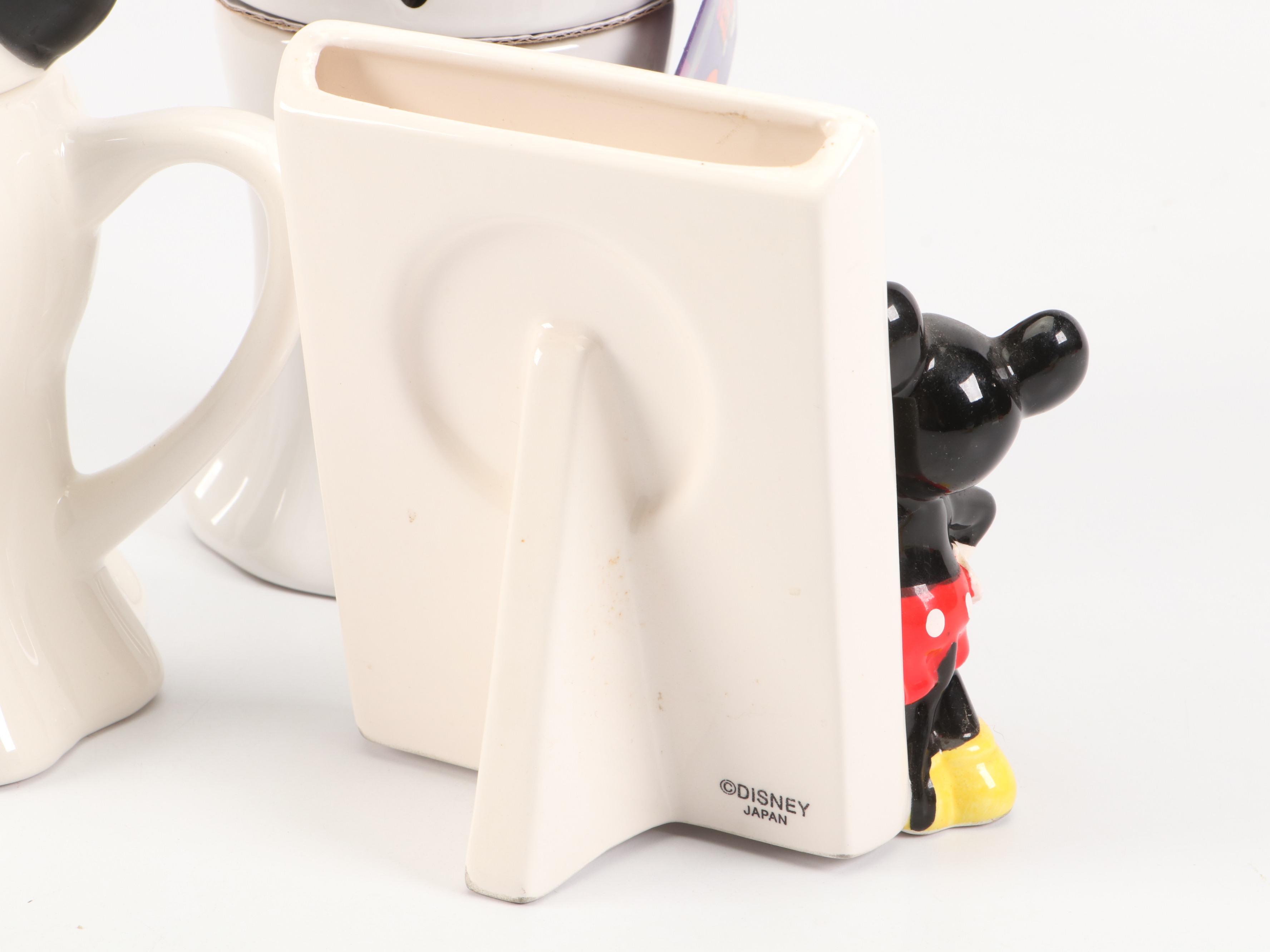 Disney Ceramic Candle, Mugs, and Photo Frame