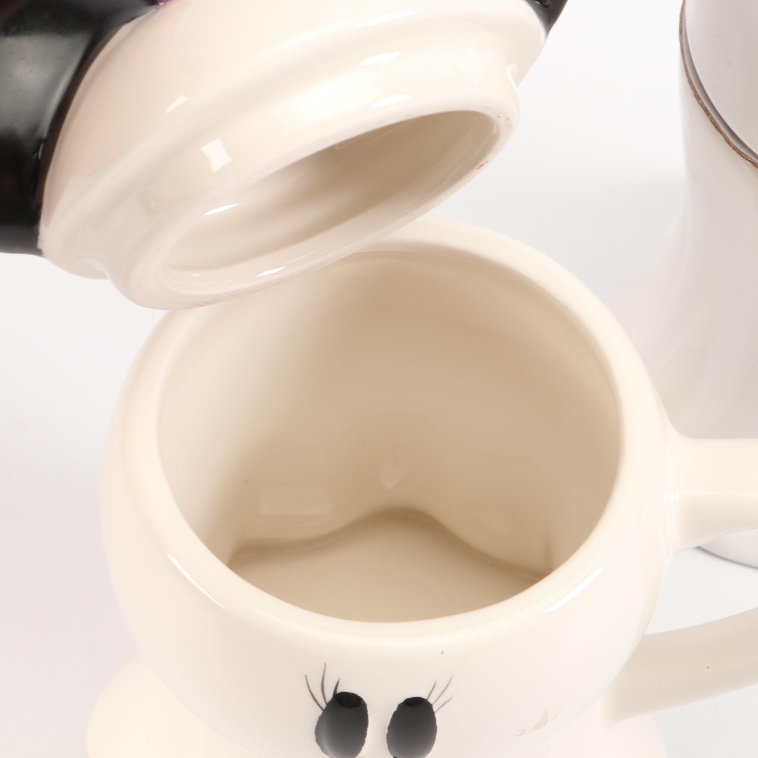 Disney Ceramic Candle, Mugs, and Photo Frame