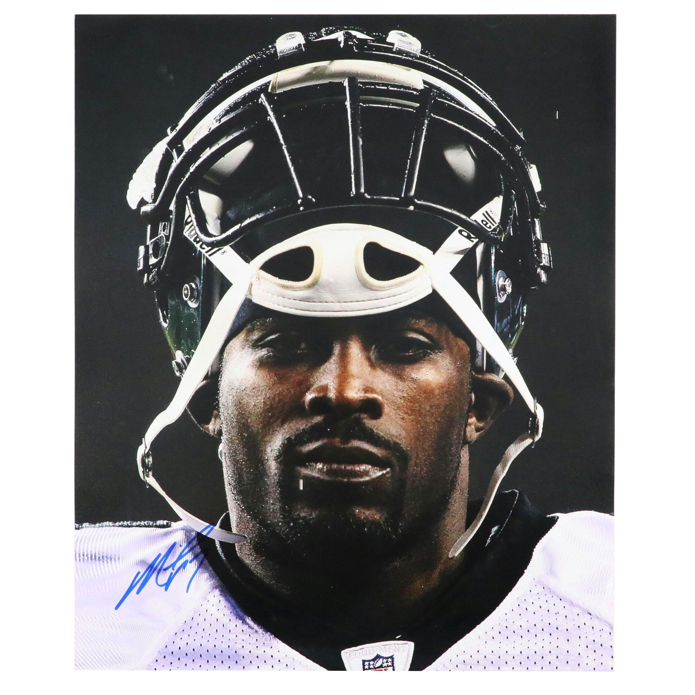 Michael Vick Signed Philadelphia Eagles Large Football Photo