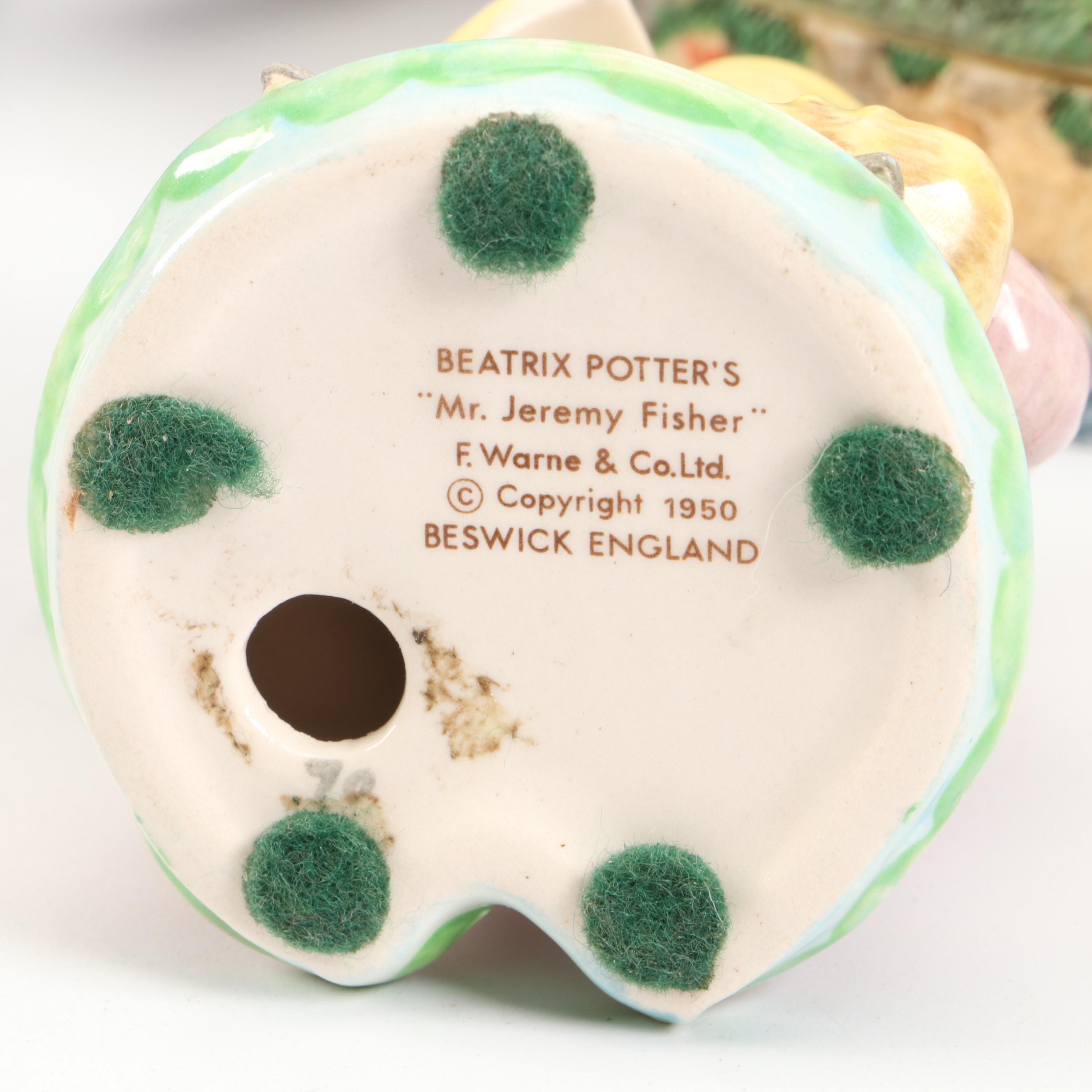 Holsted House Lighthouse Figurines, Beatrix Potter's "Mr. Jeremy Fisher" & More