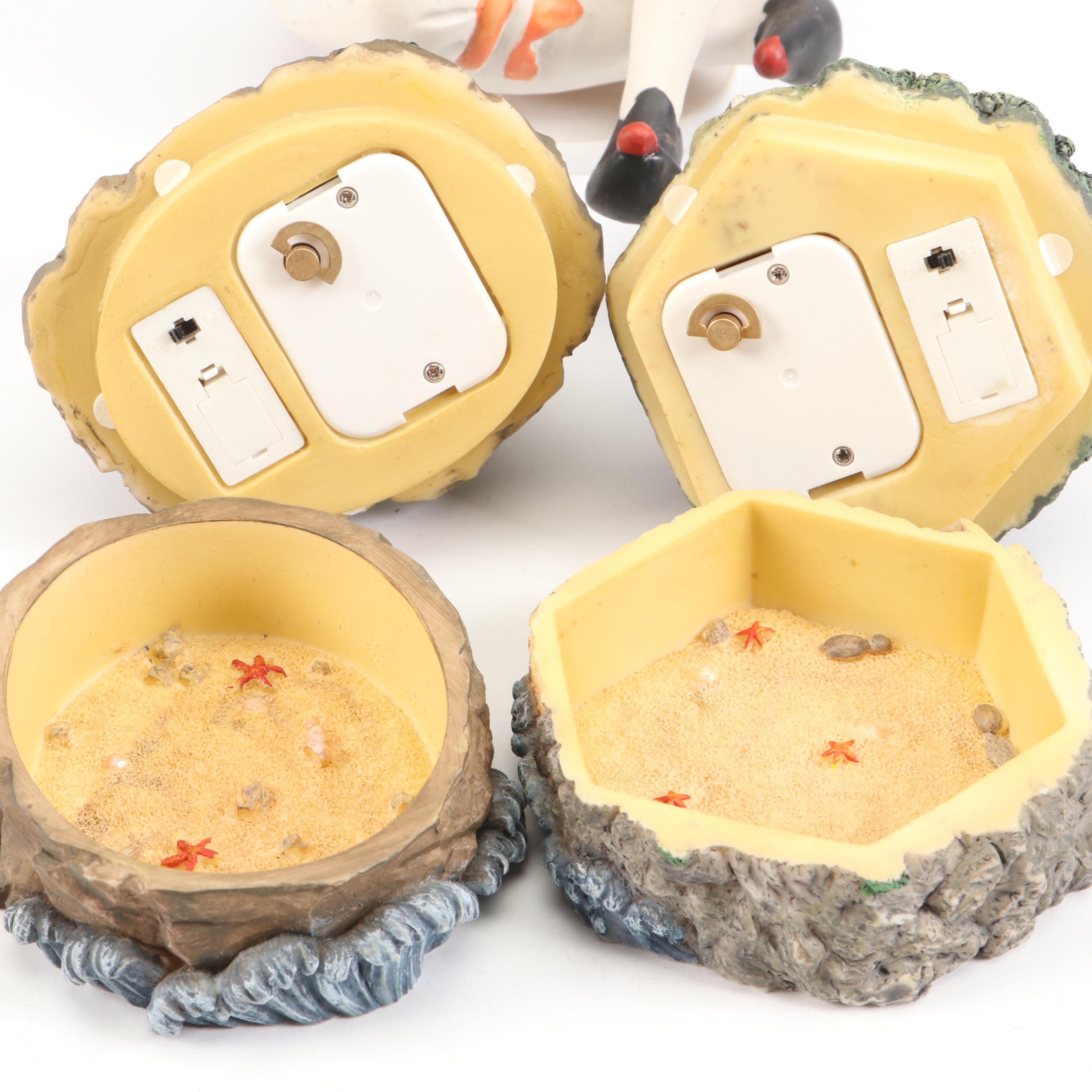 Holsted House Lighthouse Figurines, Beatrix Potter's "Mr. Jeremy Fisher" & More