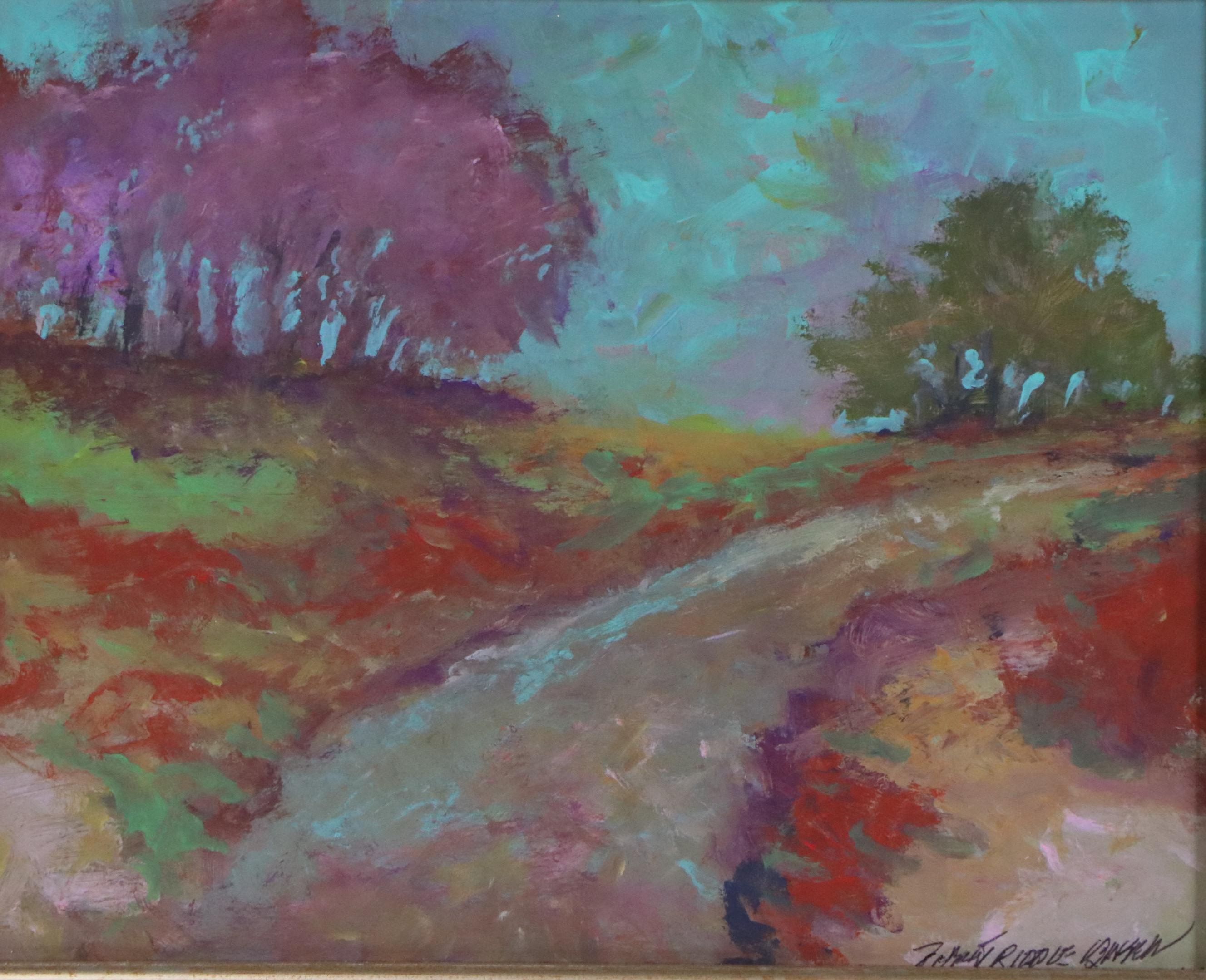 Robert Riddle Baker Landscape Acrylic Painting "Summer's Abstraction