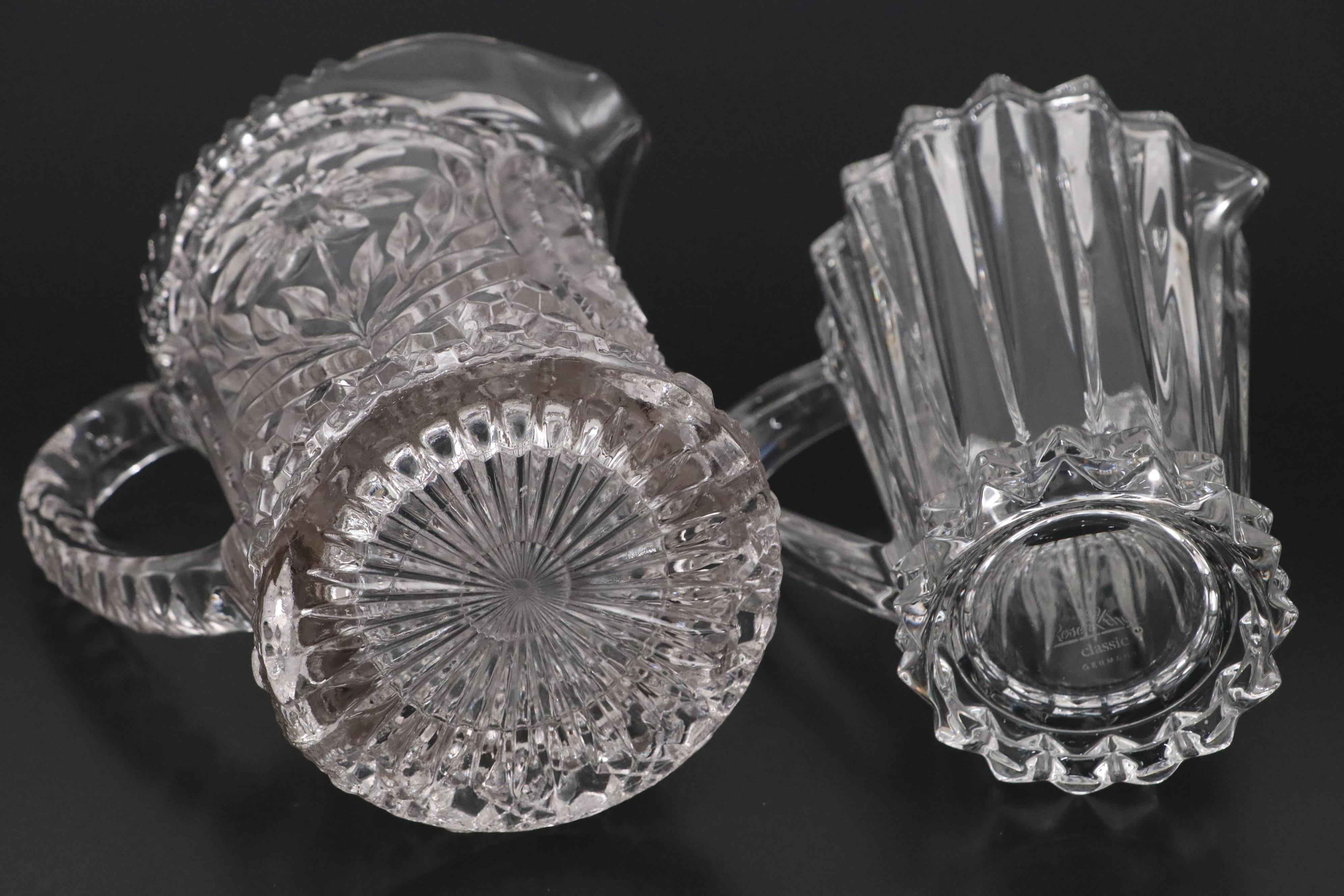 Fostoria Coin Glass Serving Bowl with Glass Serveware Collection
