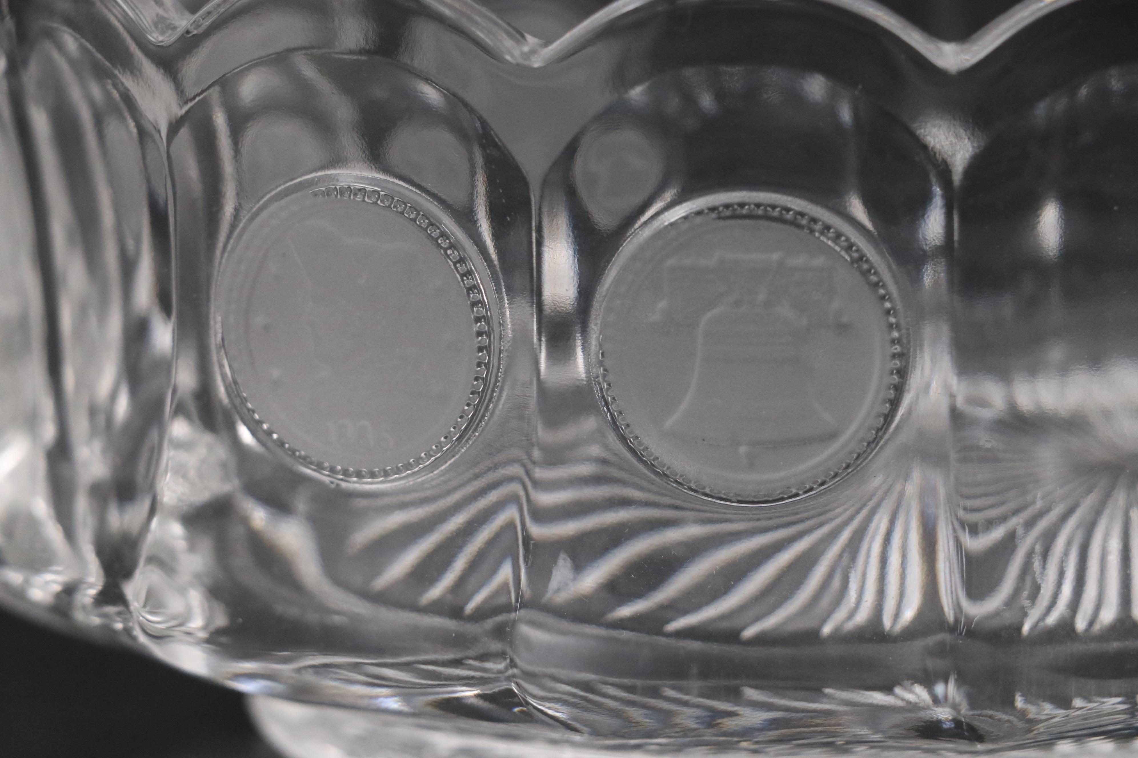 Fostoria Coin Glass Serving Bowl with Glass Serveware Collection
