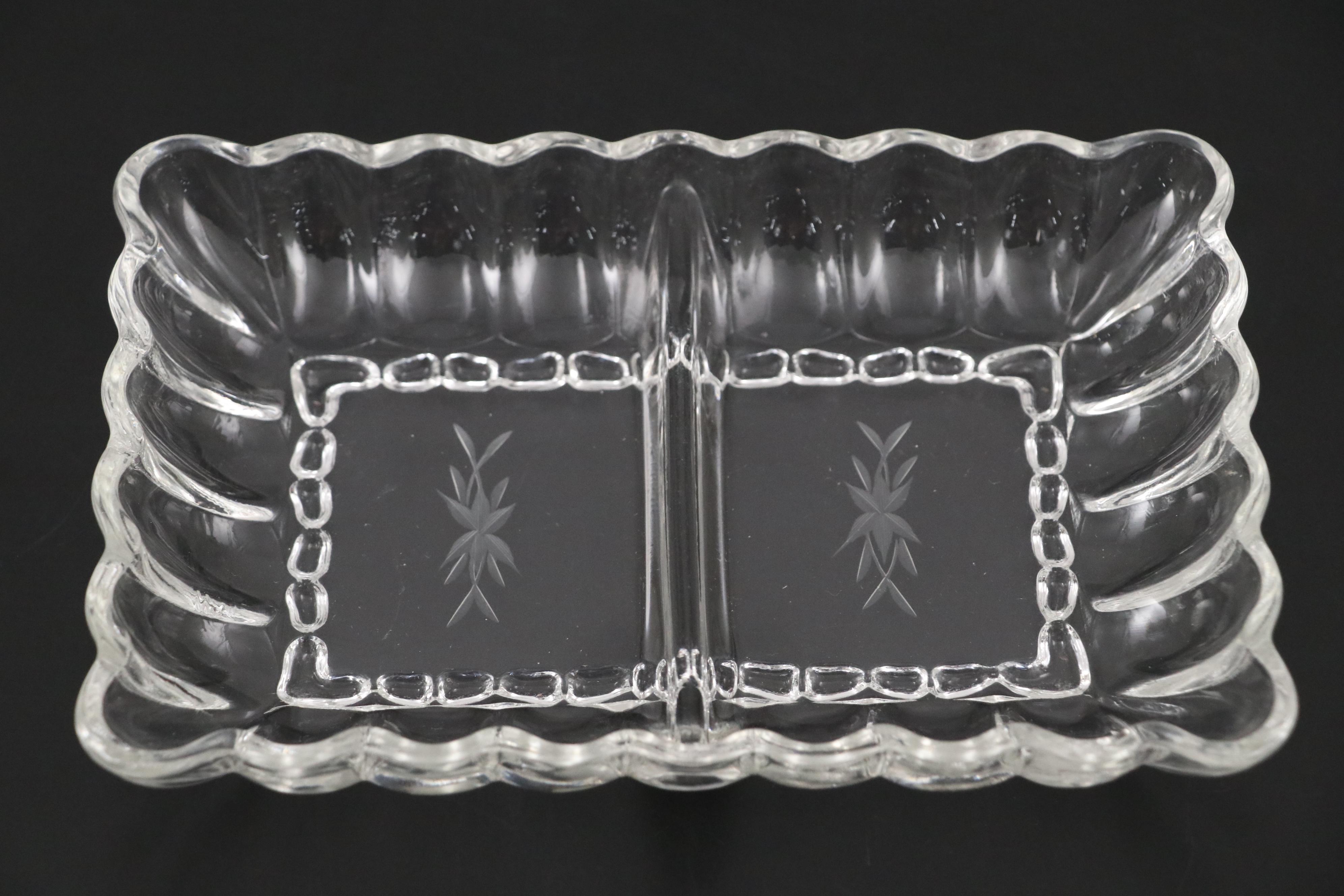 Fostoria Coin Glass Serving Bowl with Glass Serveware Collection