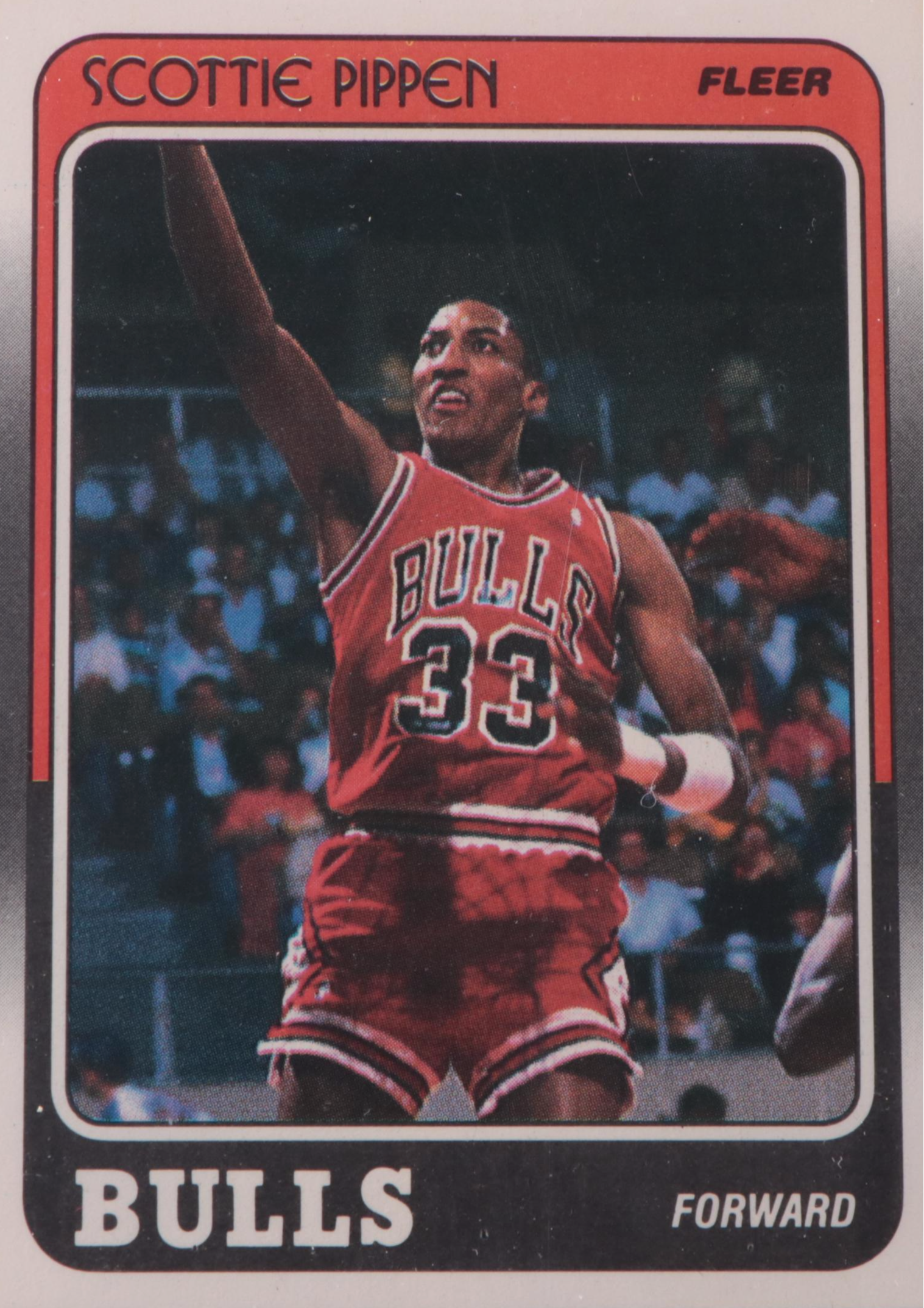1988–89 Fleer Scottie Pippen HOF Rookie Basketball Card Graded BGS 8.5