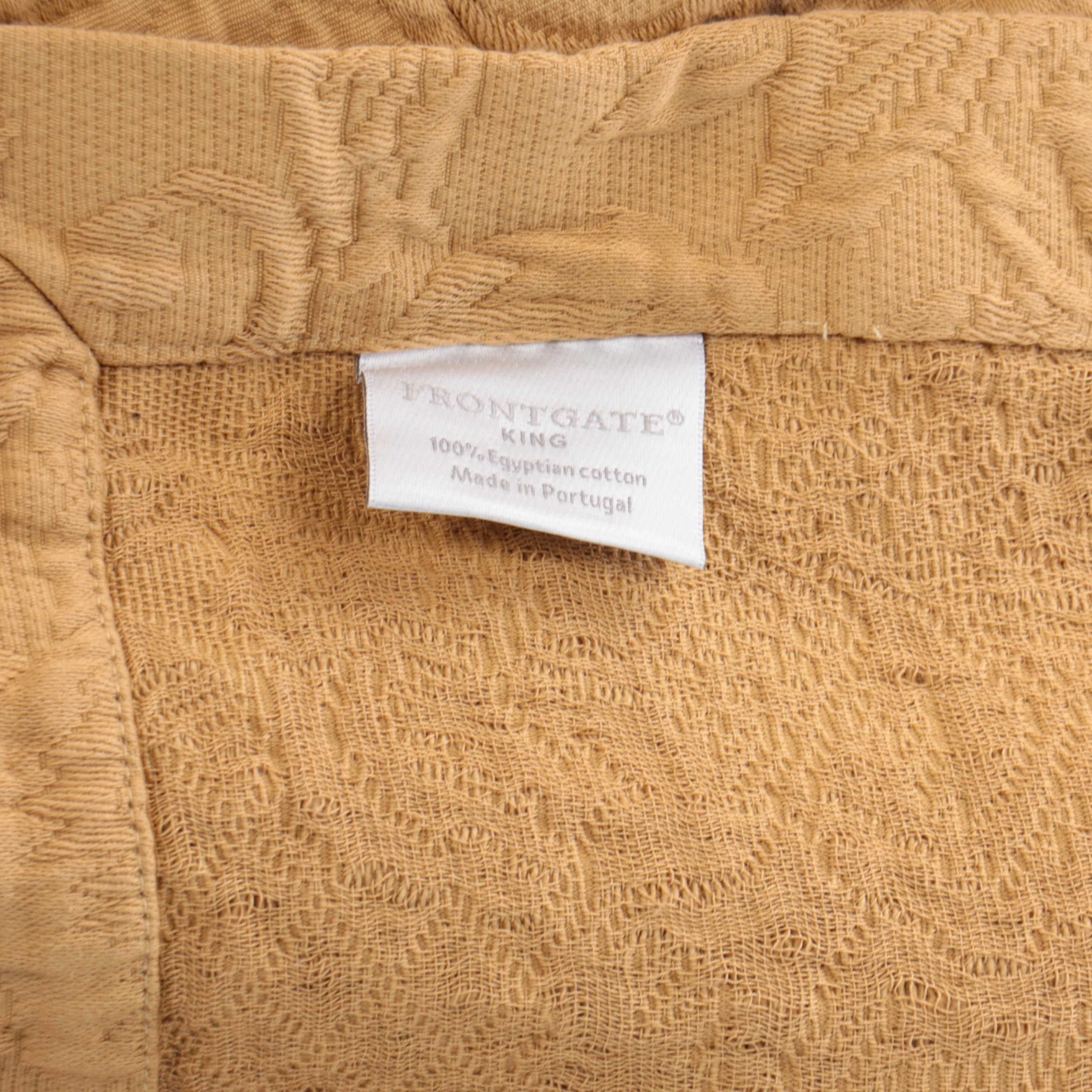 Ralph Lauren Full/Queen Size Comforter and Frontgate King Size Cotton Quilt