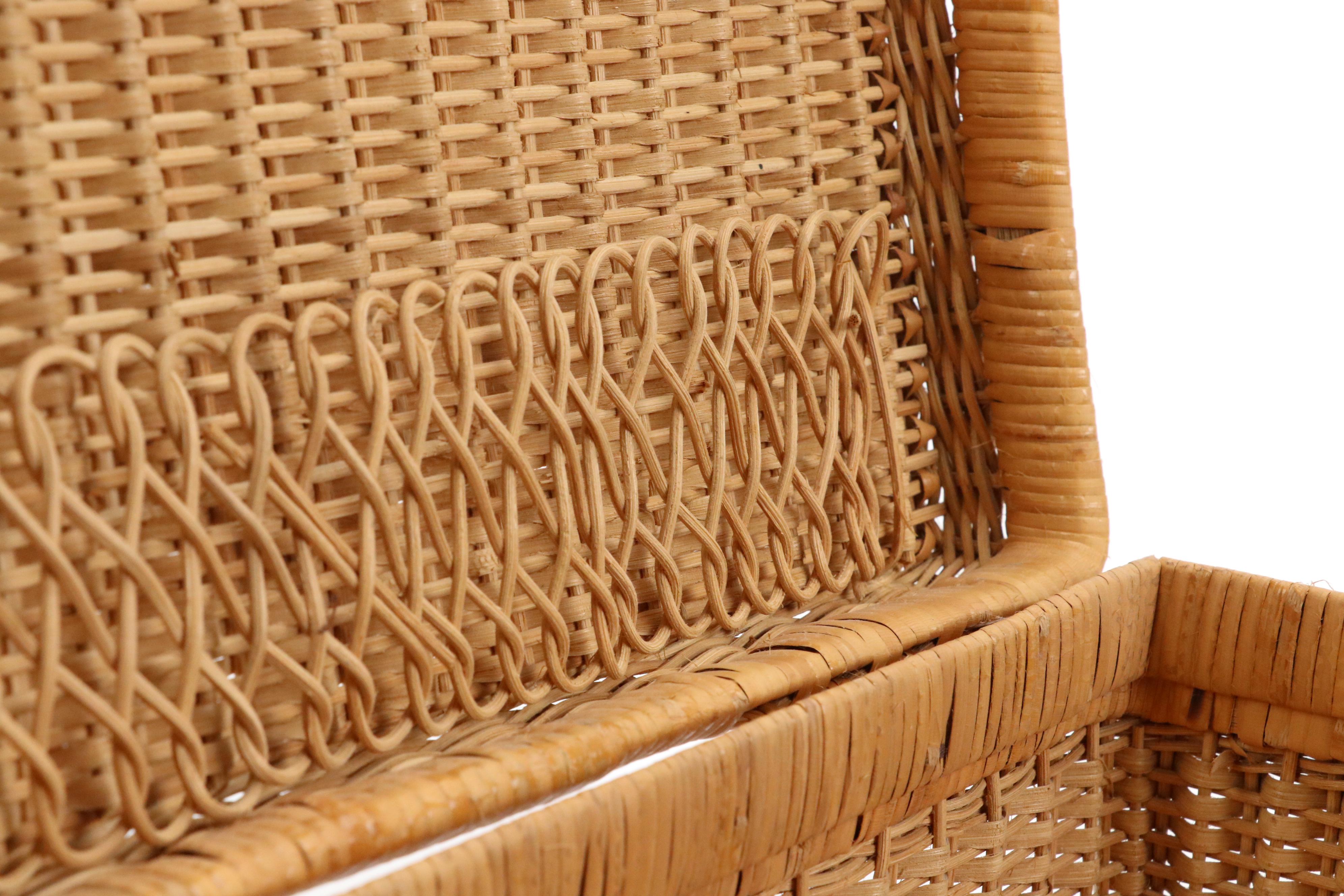 Heller Maximug Wicker Picnic Basket with Doll's Wood and Cast Iron Runner Sled