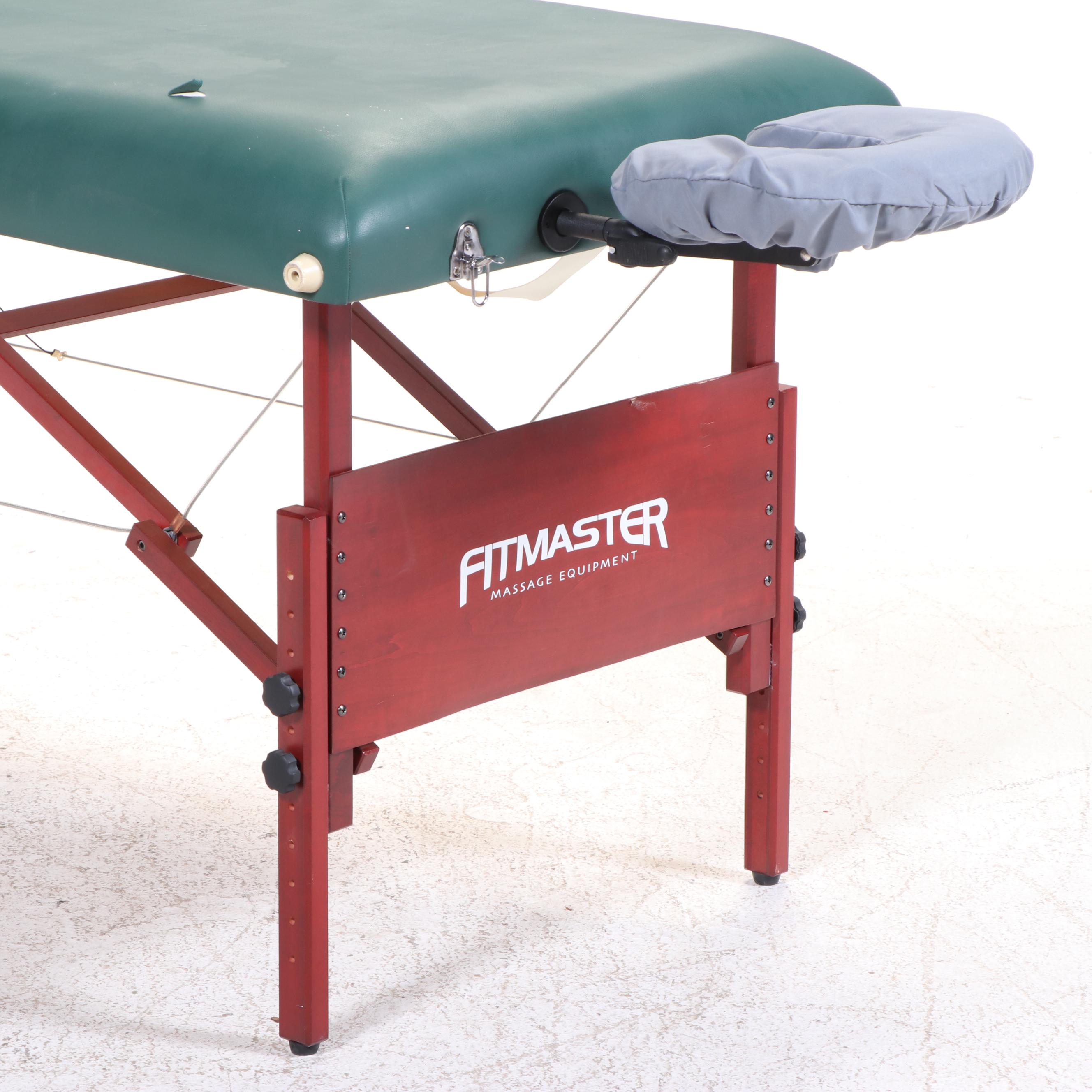 Fitmaster Portable Wooden Base Massage Table