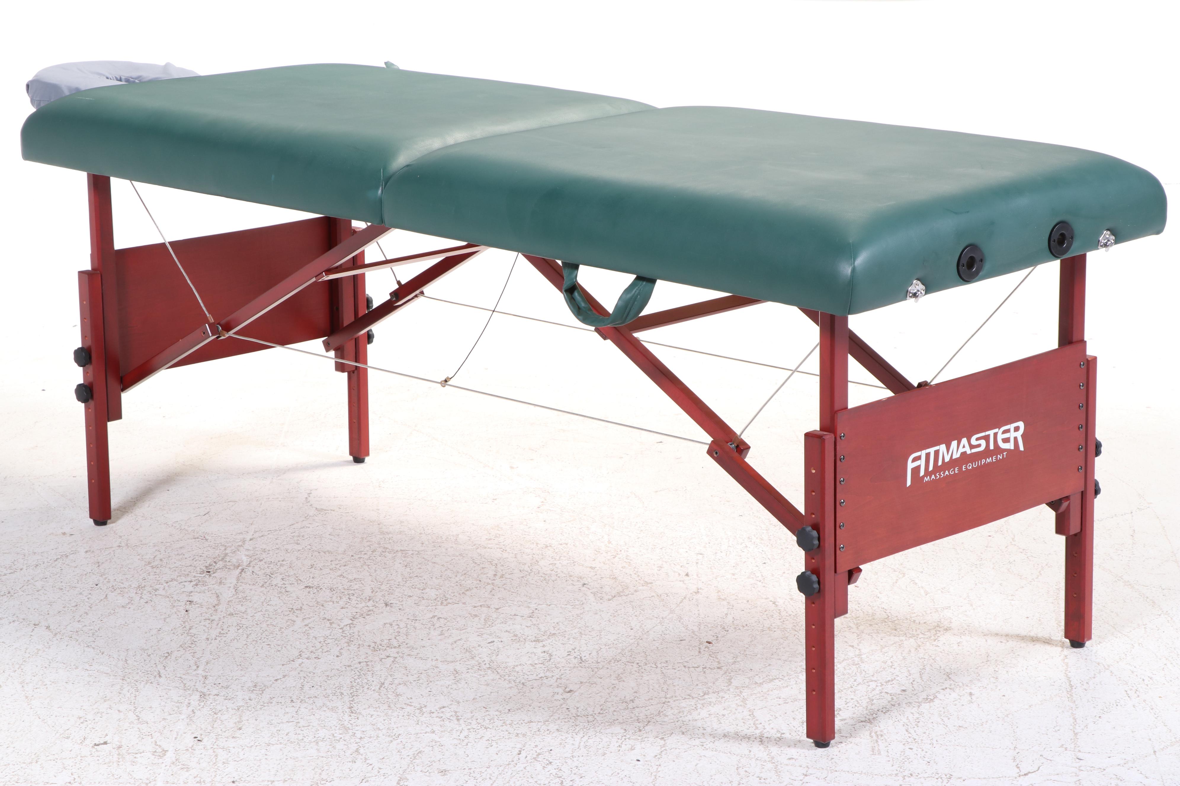 Fitmaster Portable Wooden Base Massage Table