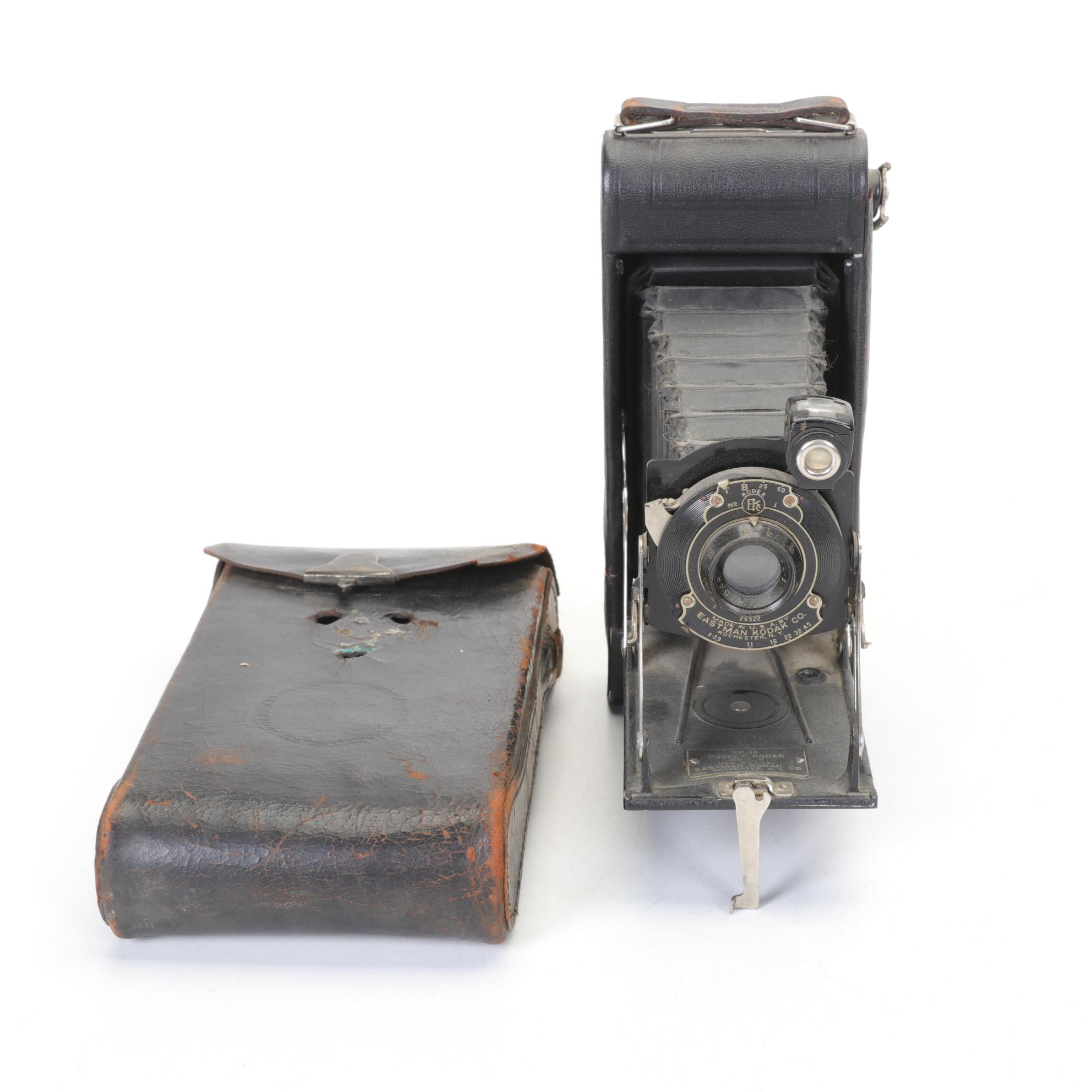 Folding Camera Collection Featuring Eastman Kodak No. 1A and More