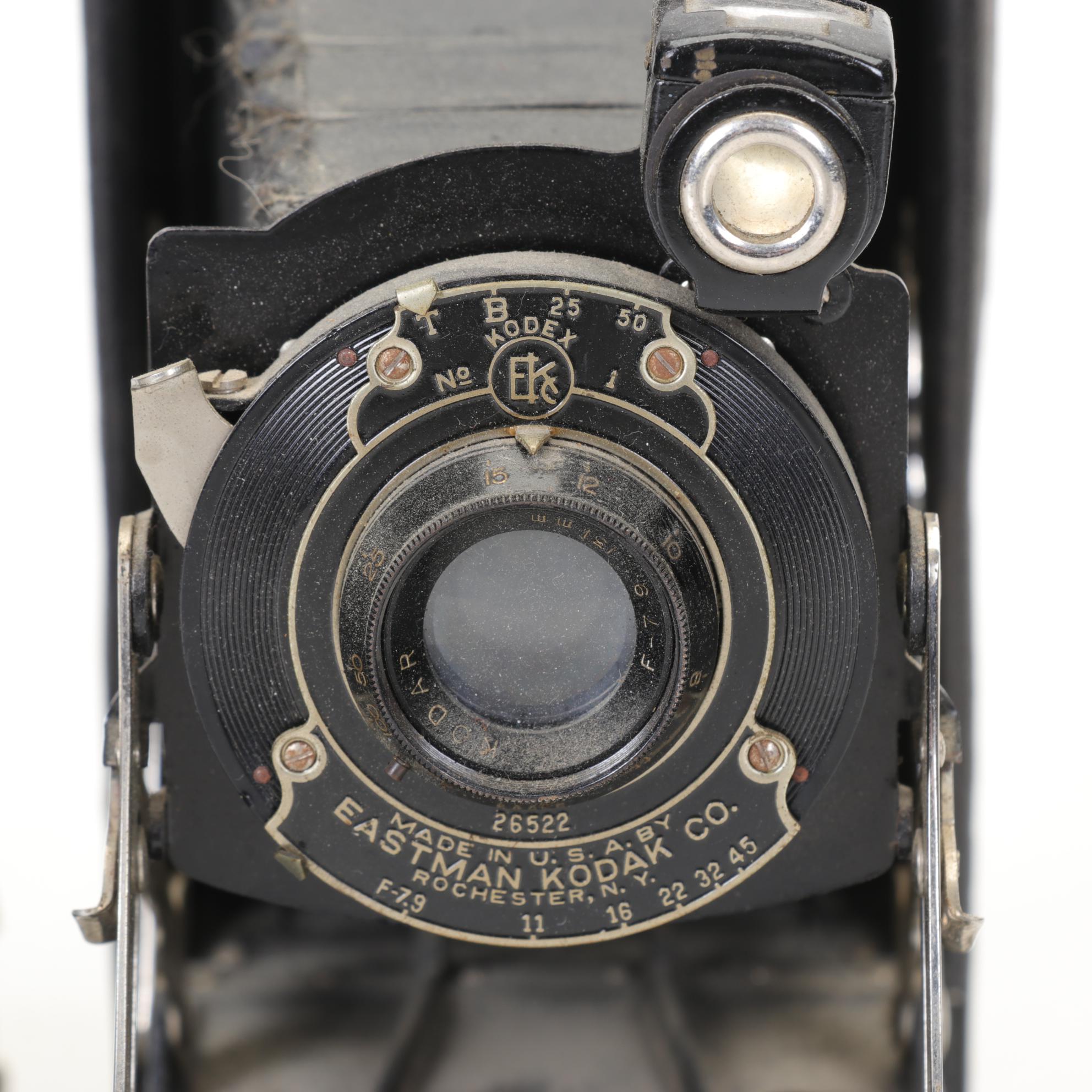 Folding Camera Collection Featuring Eastman Kodak No. 1A and More