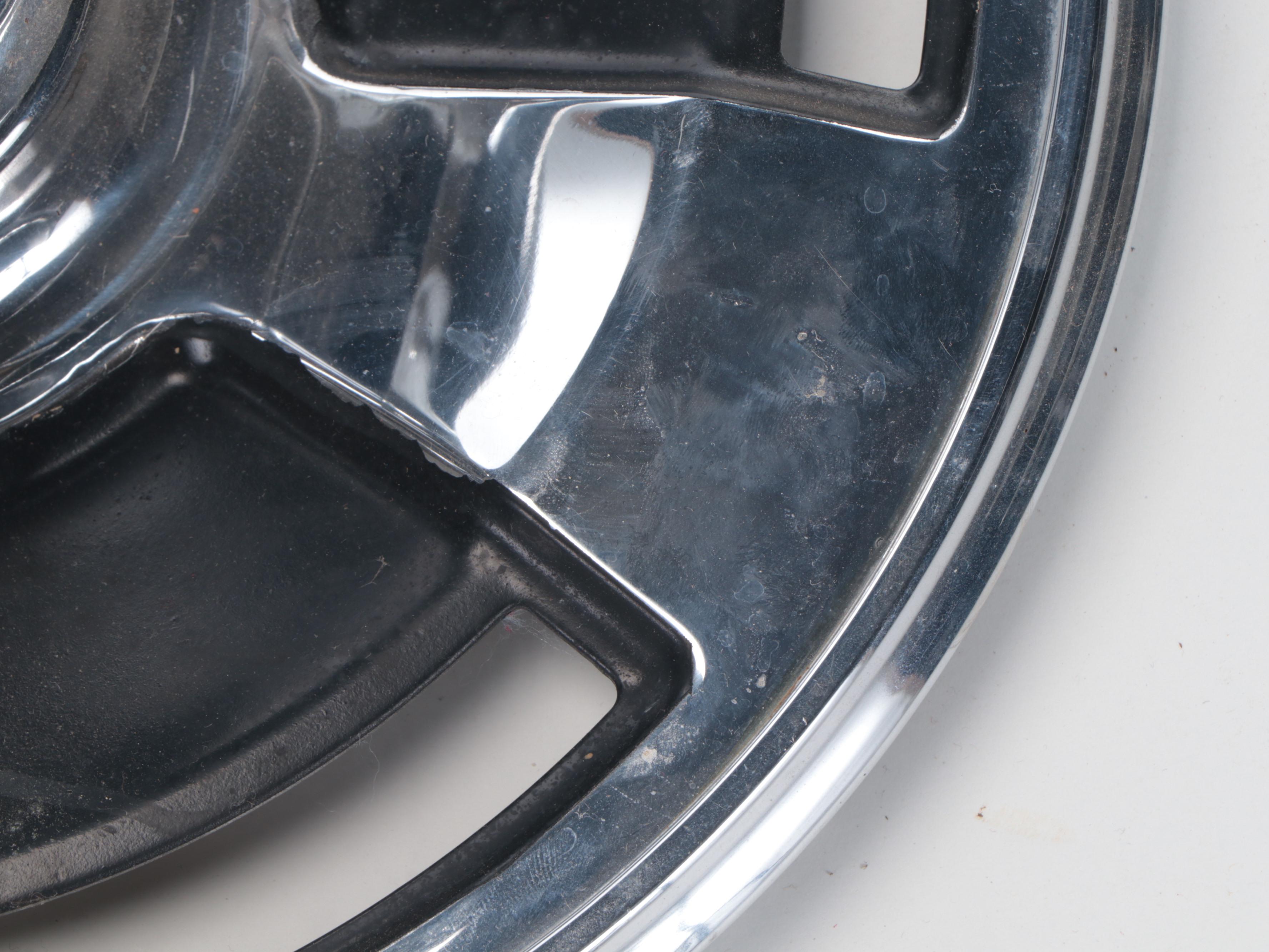1966 Chevrolet Corvette Chrome and Enamel Hubcaps, Set of Four