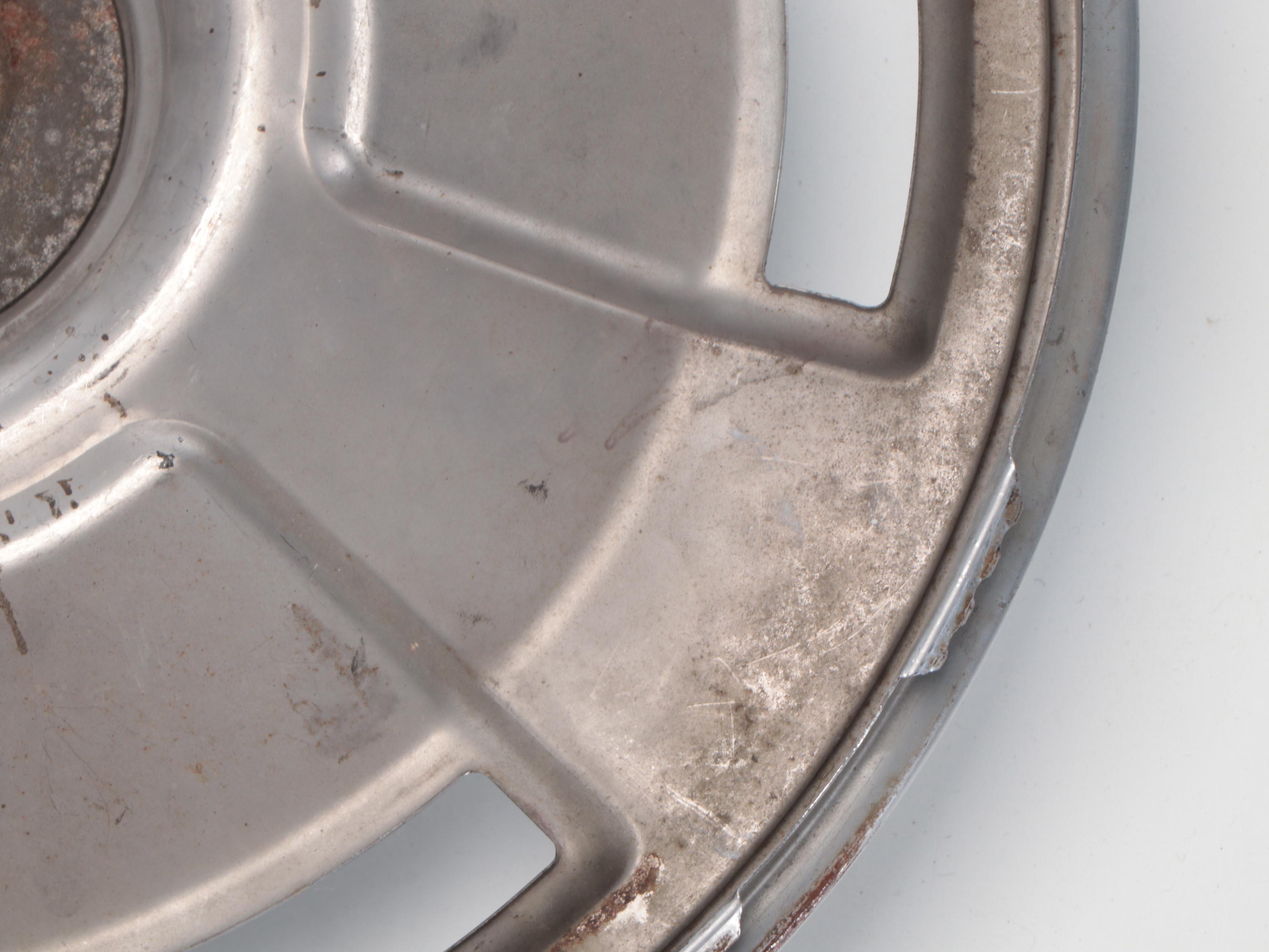 1966 Chevrolet Corvette Chrome and Enamel Hubcaps, Set of Four