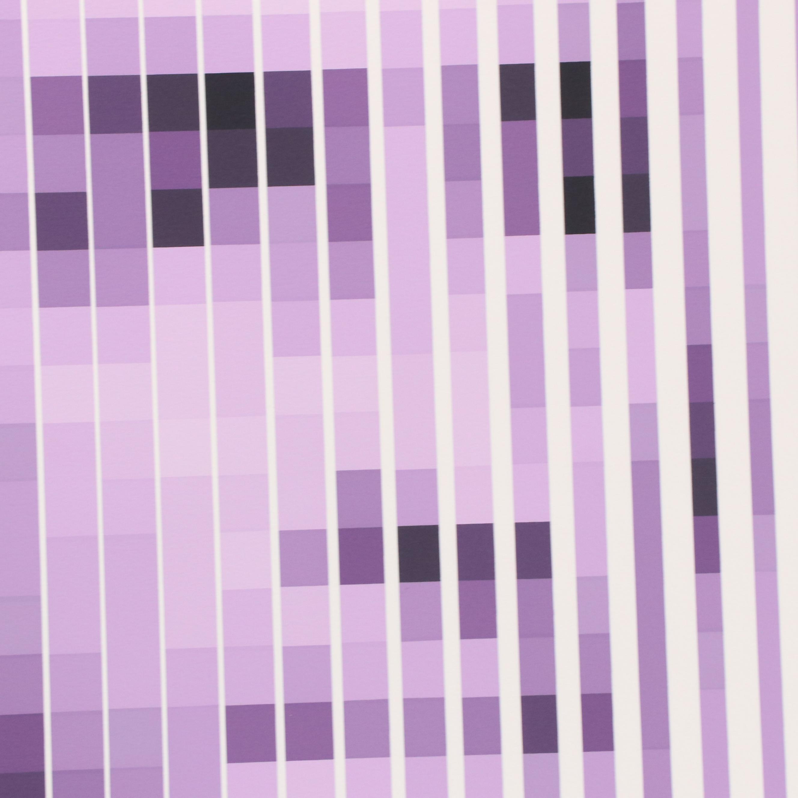 Jean-Pierre “Yvaral” Vasarely Op Art Serigraph "George Washington," Circa 1979