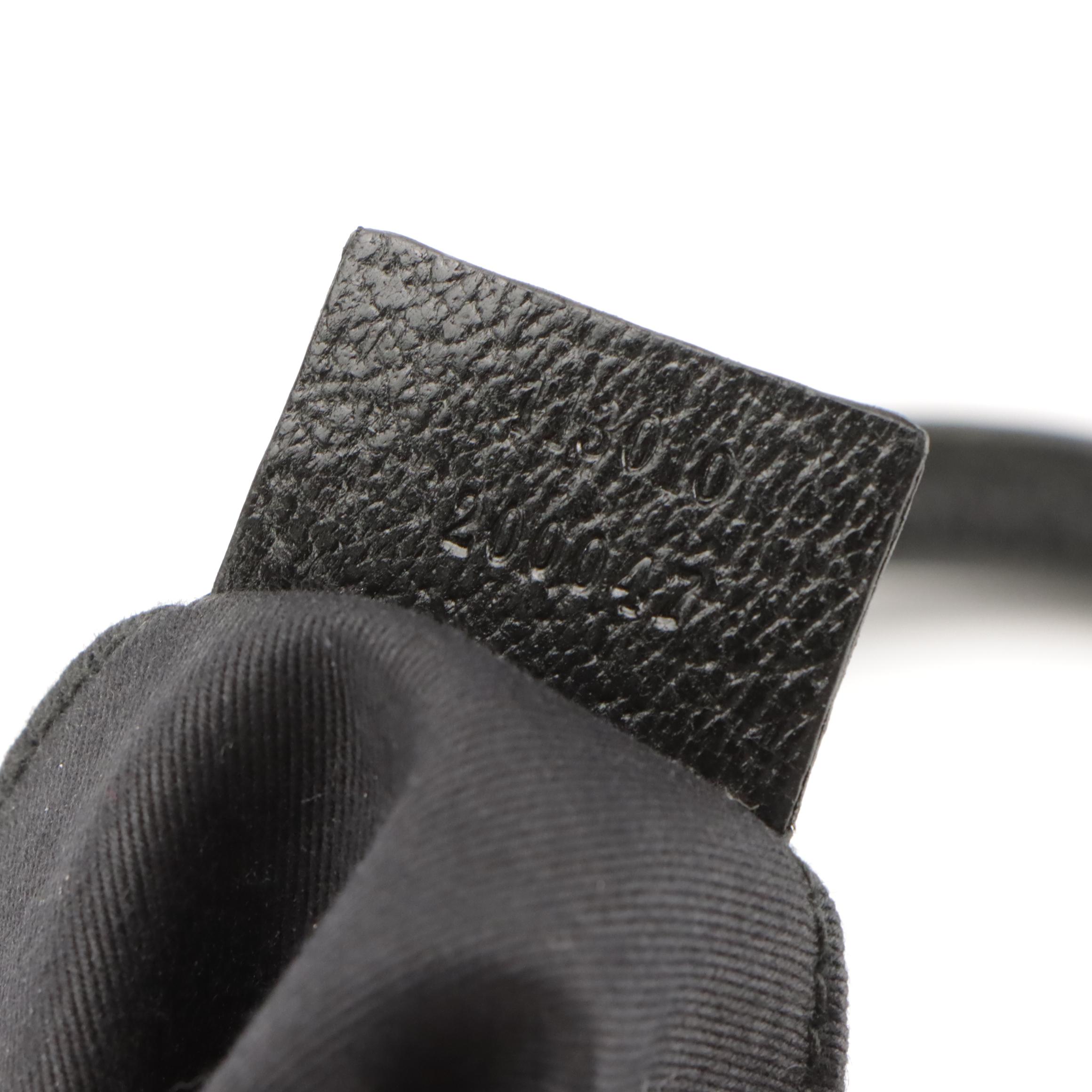 Gucci Mini Boston Bag in Black GG Canvas and Leather Trim