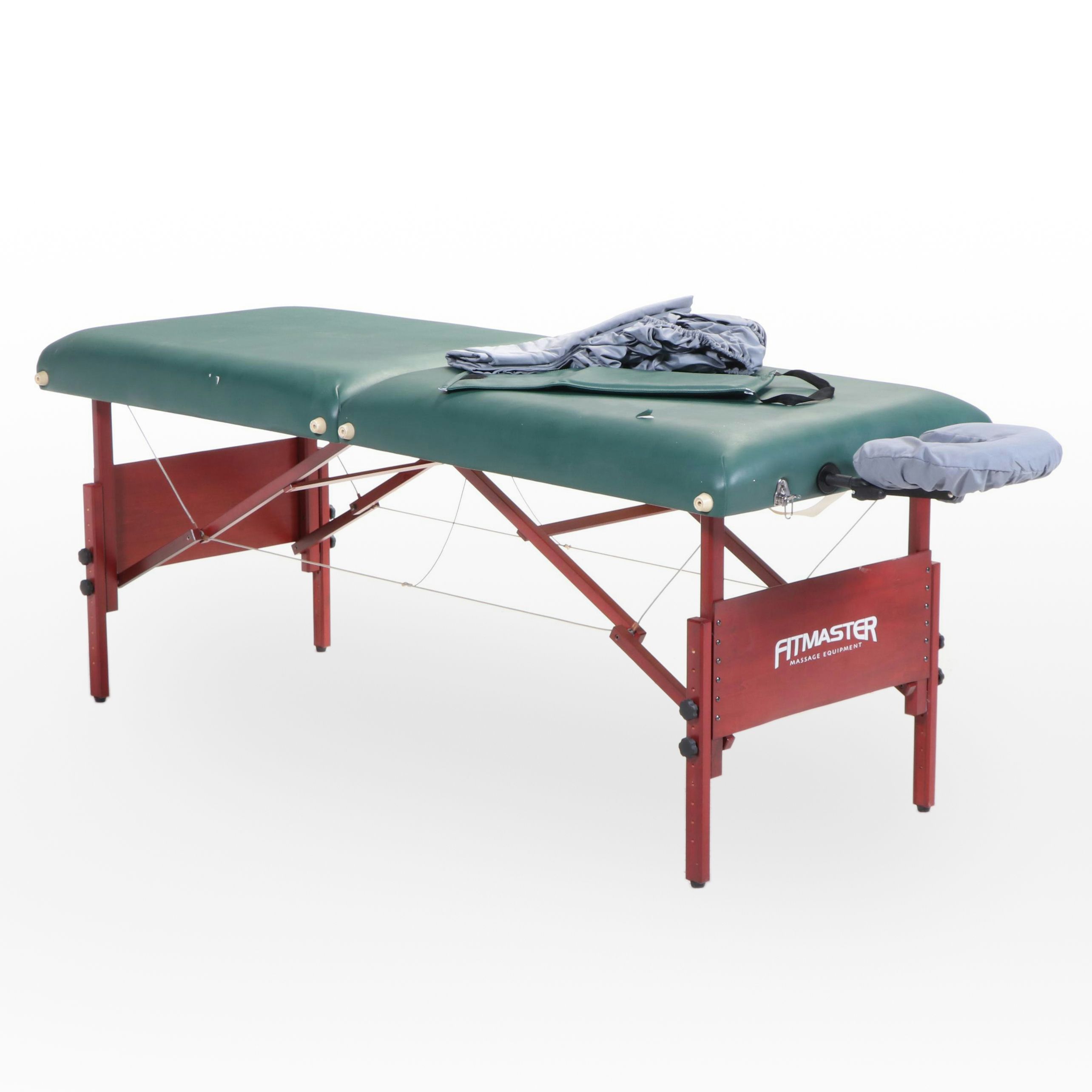 Fitmaster Portable Wooden Base Massage Table