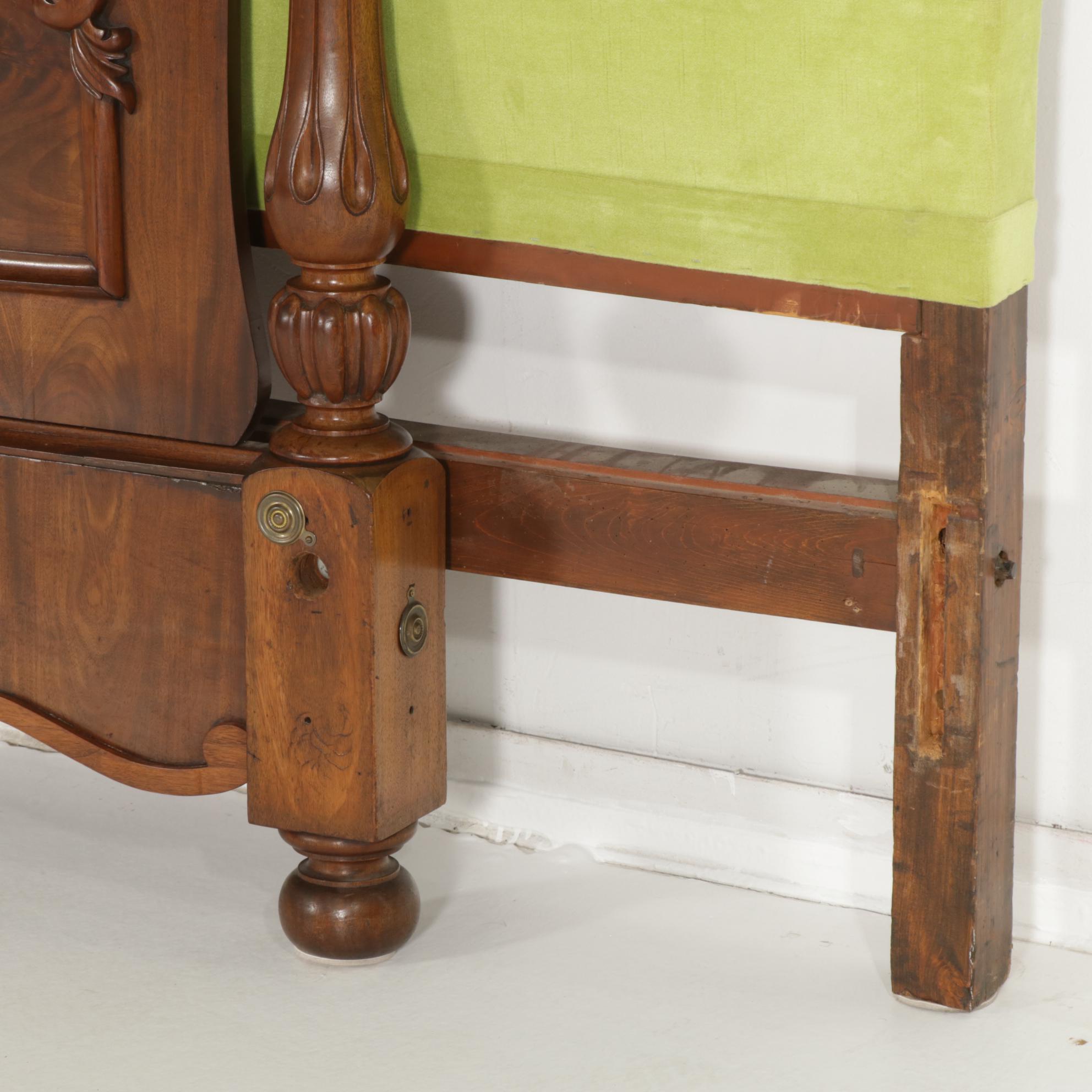 Mahogany Tester Bed with Haunted Protho Mansion Provenance, Early 19th Century