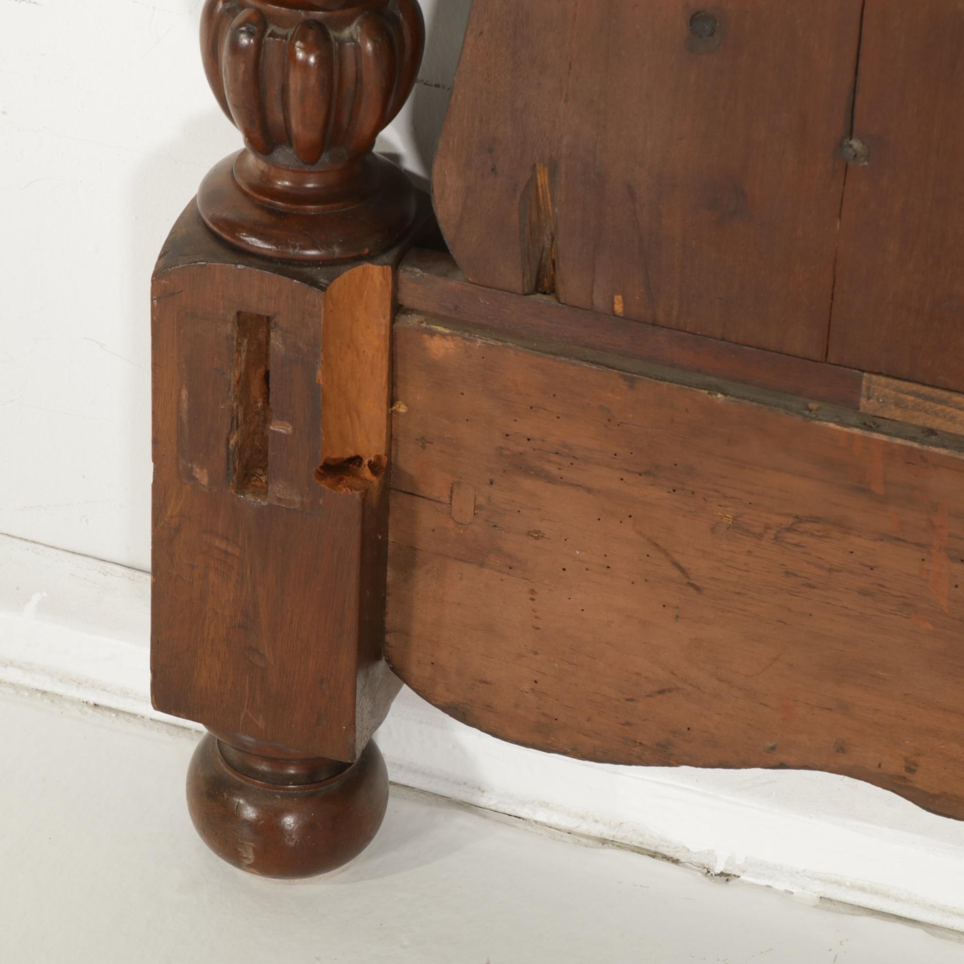 Mahogany Tester Bed with Haunted Protho Mansion Provenance, Early 19th Century