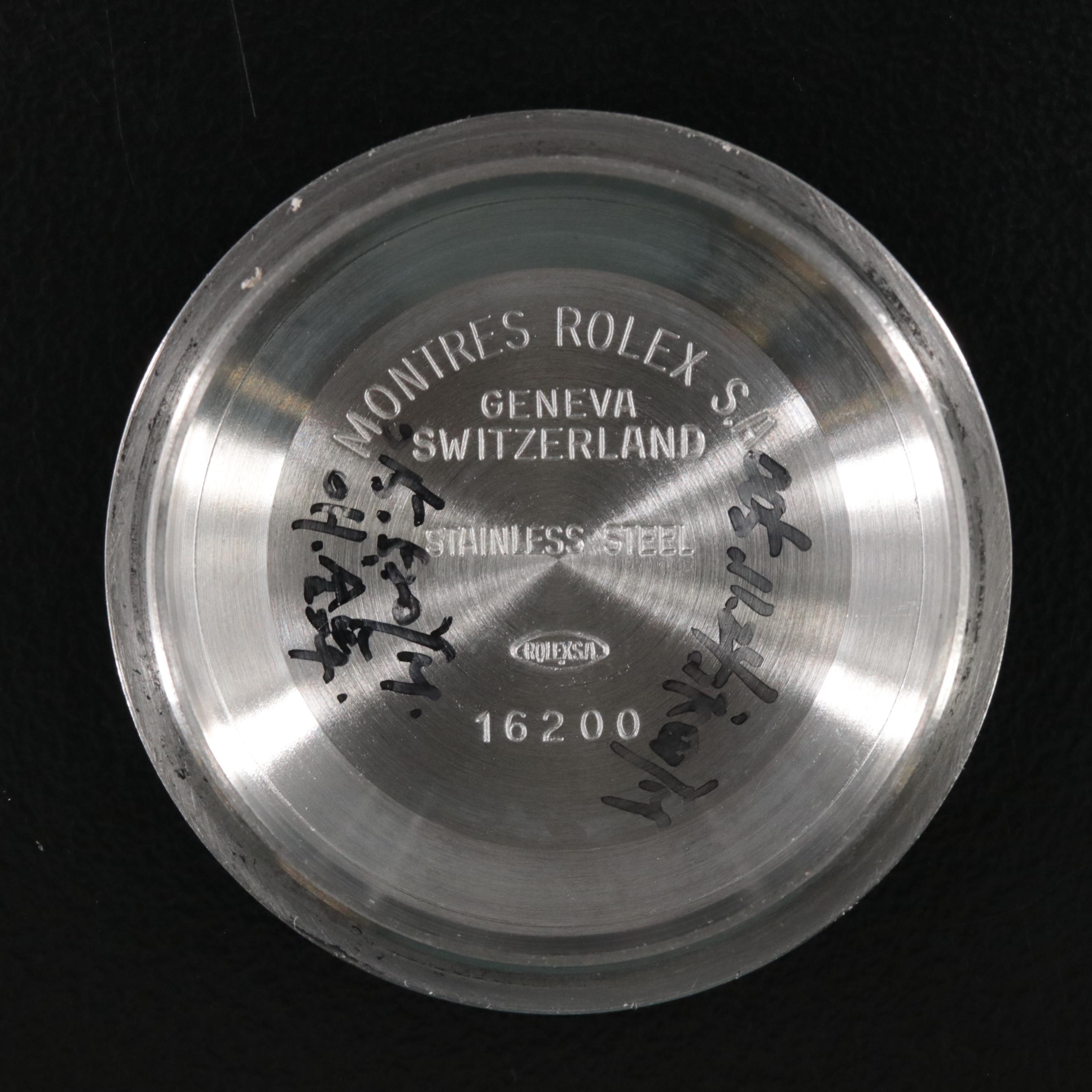 1991 Rolex Tapestry Dial Datejust Watch