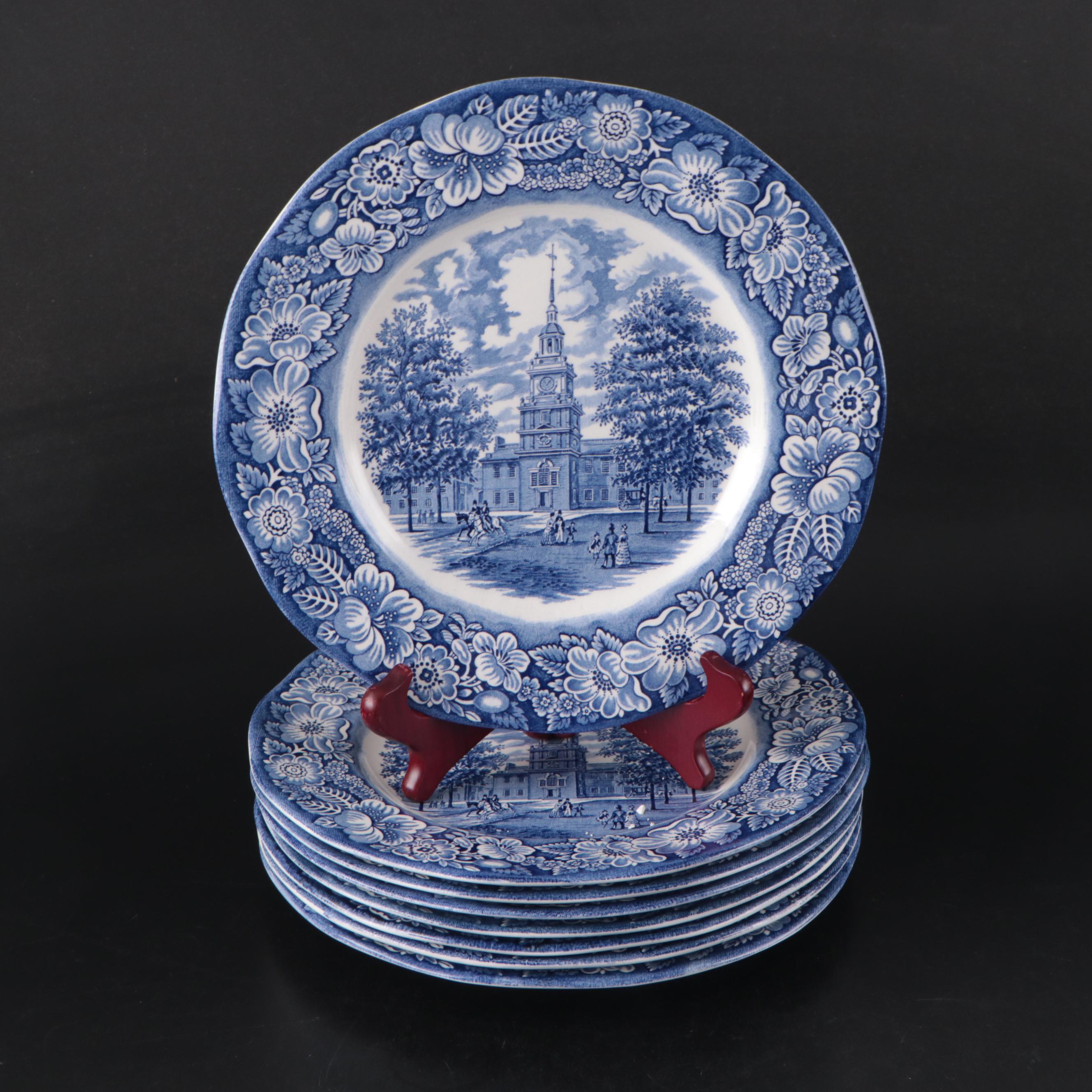 Staffordshire Ironstone Liberty Blue Dinnerware, 1975–1981
