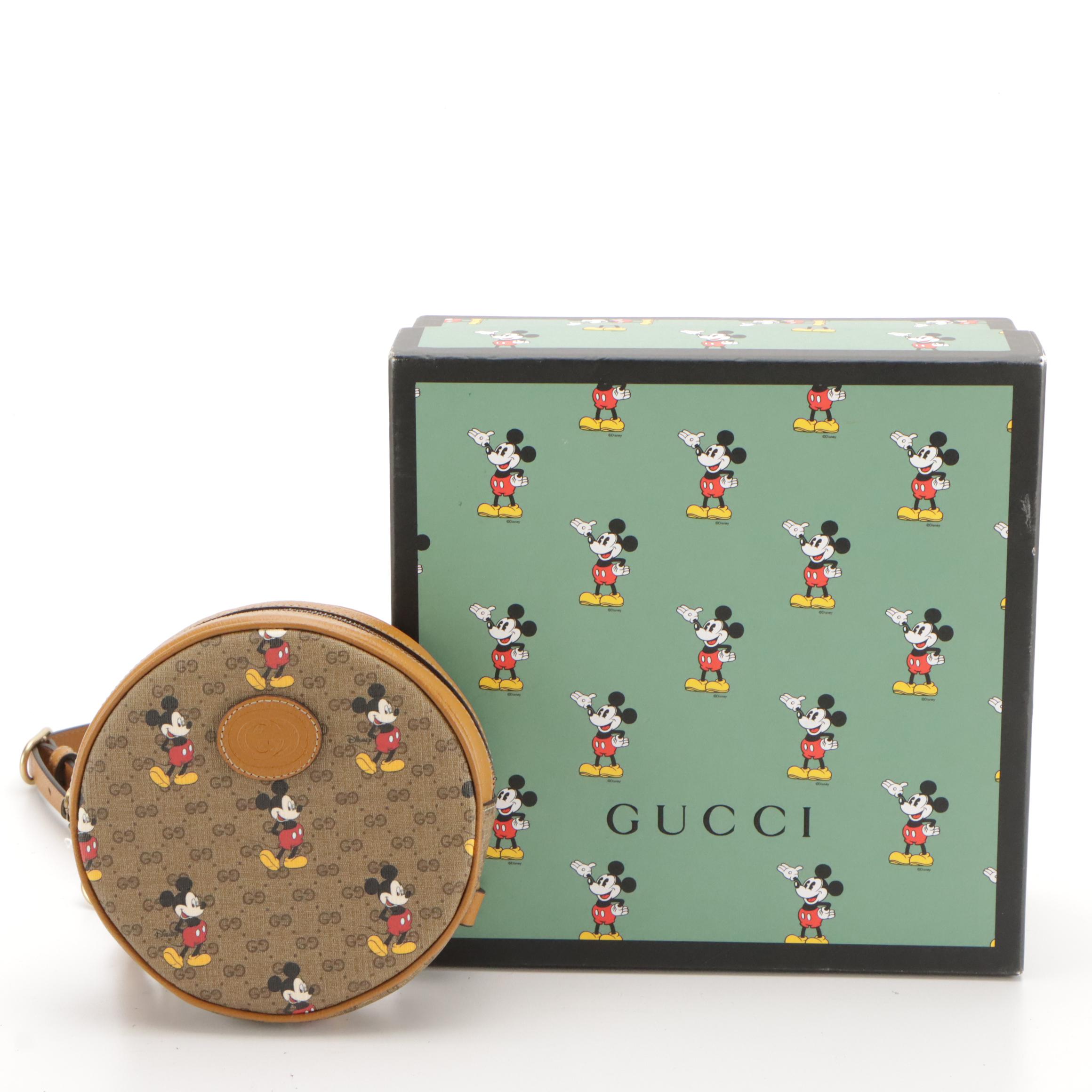 Gucci x Disney Mini GG Supreme Canvas Backpack with Box