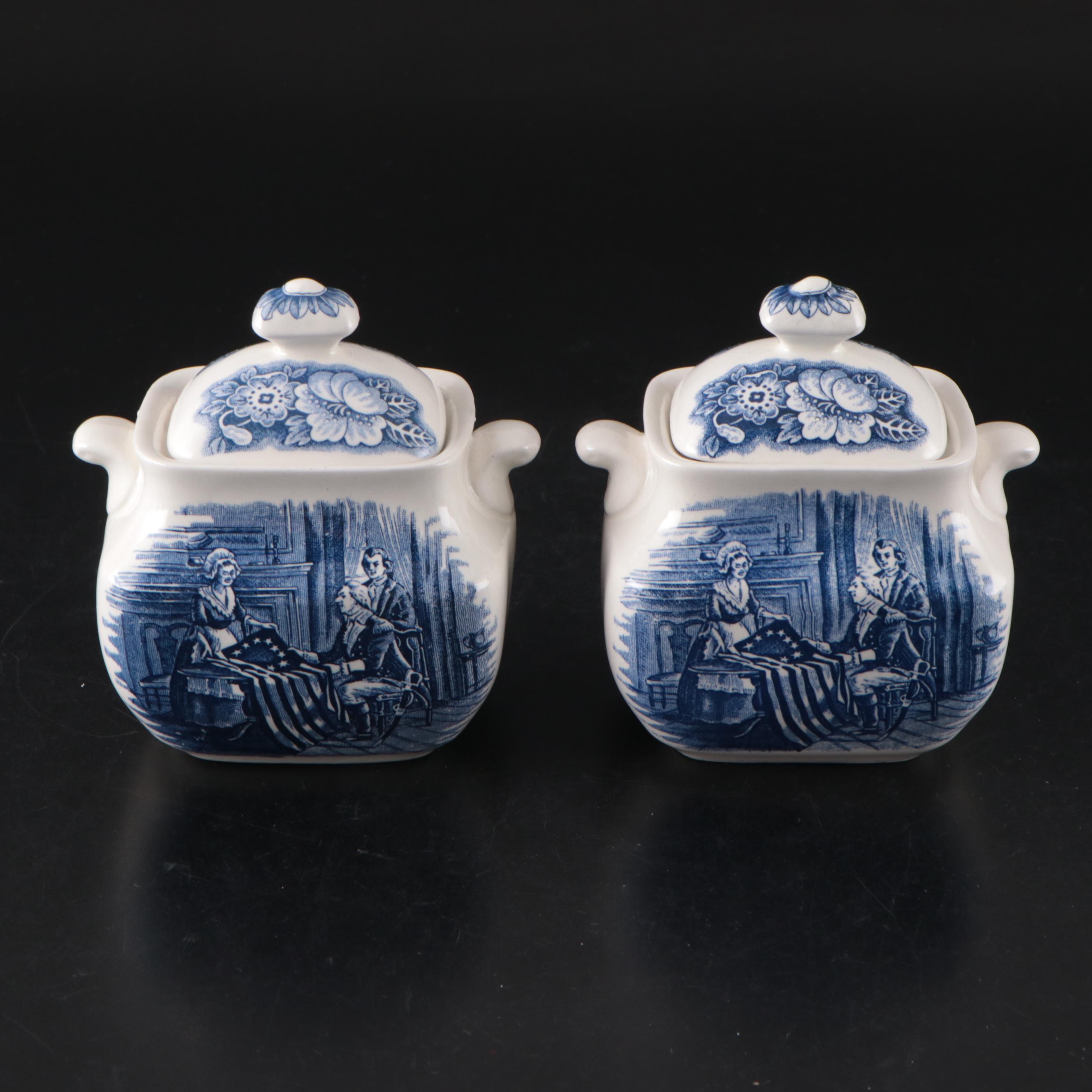 Staffordshire Ironstone Liberty Blue Dinnerware, 1975–1981