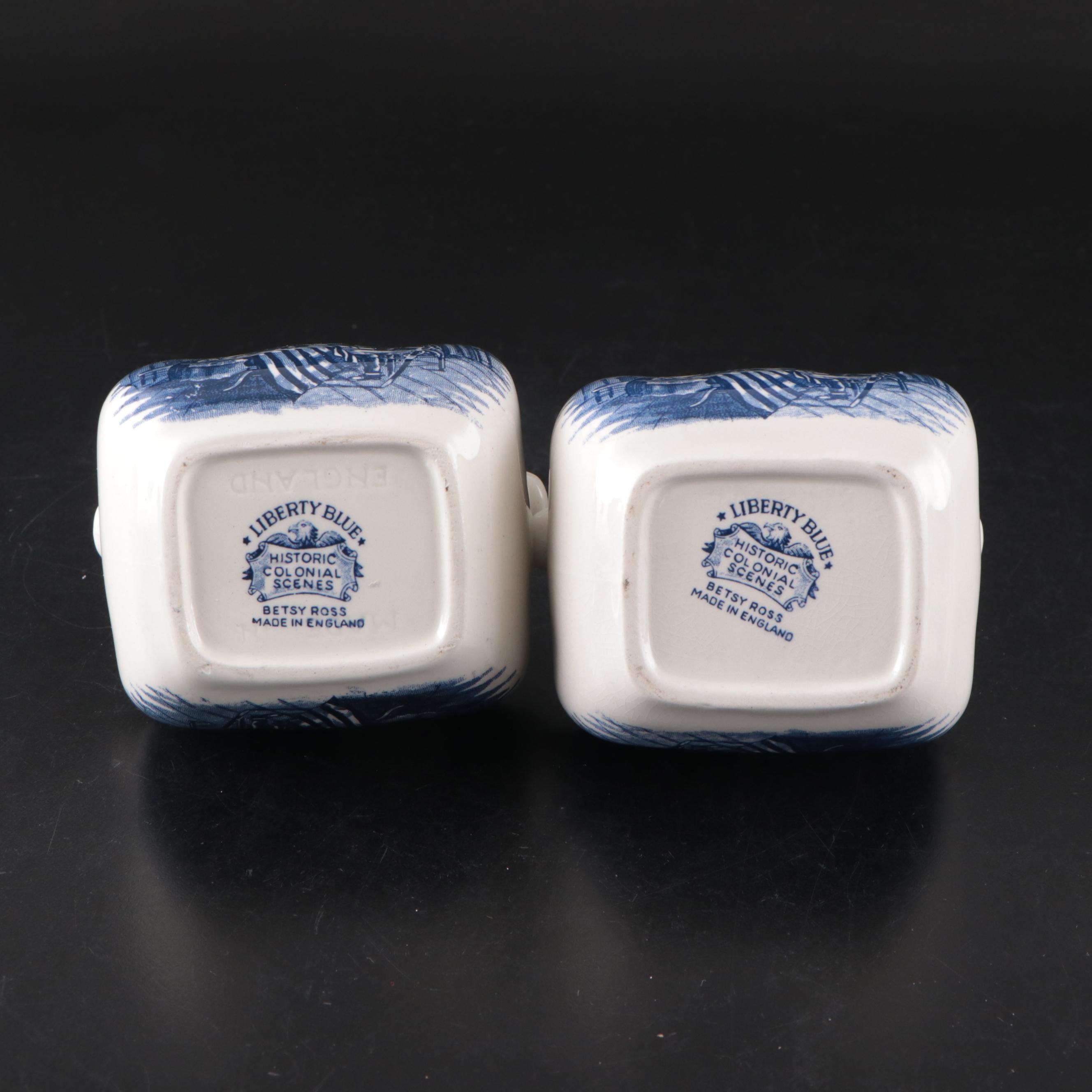 Staffordshire Ironstone Liberty Blue Dinnerware, 1975–1981