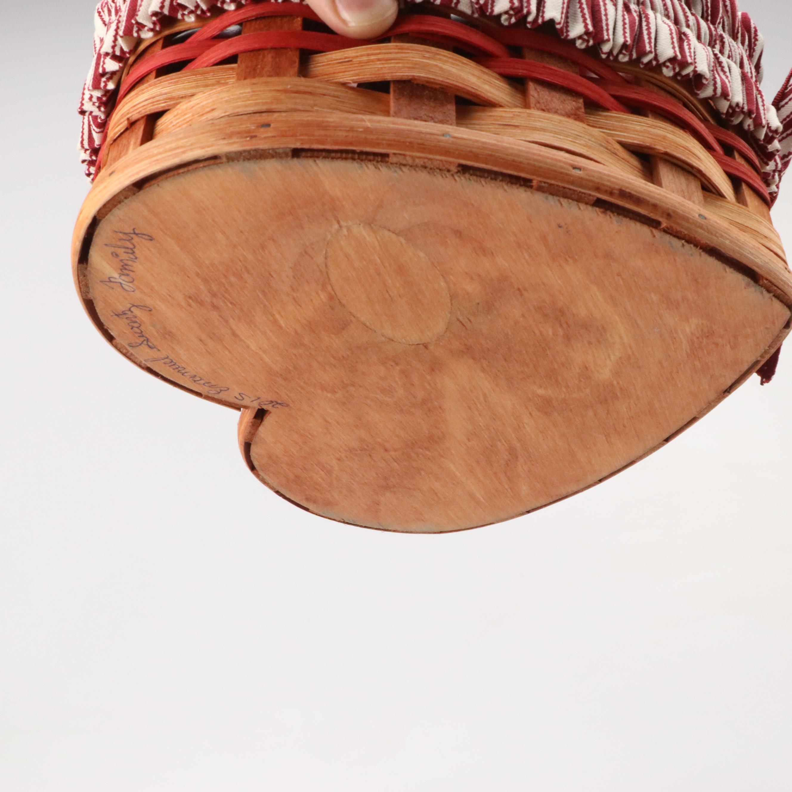 Gerald Henn "Rose Sponge" Ceramic Bowl and Wood Basket with More