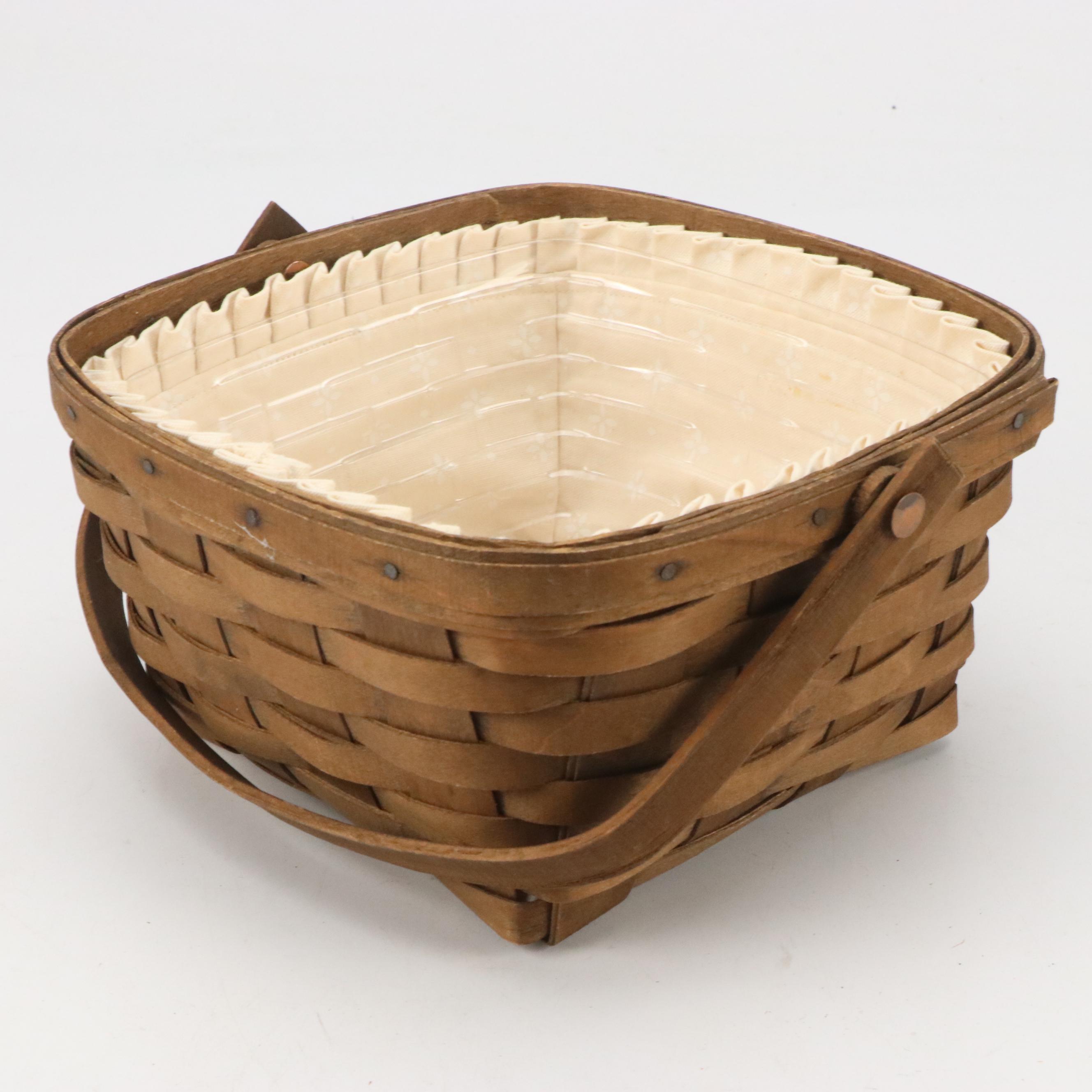 Gerald Henn "Rose Sponge" Ceramic Bowl and Wood Basket with More