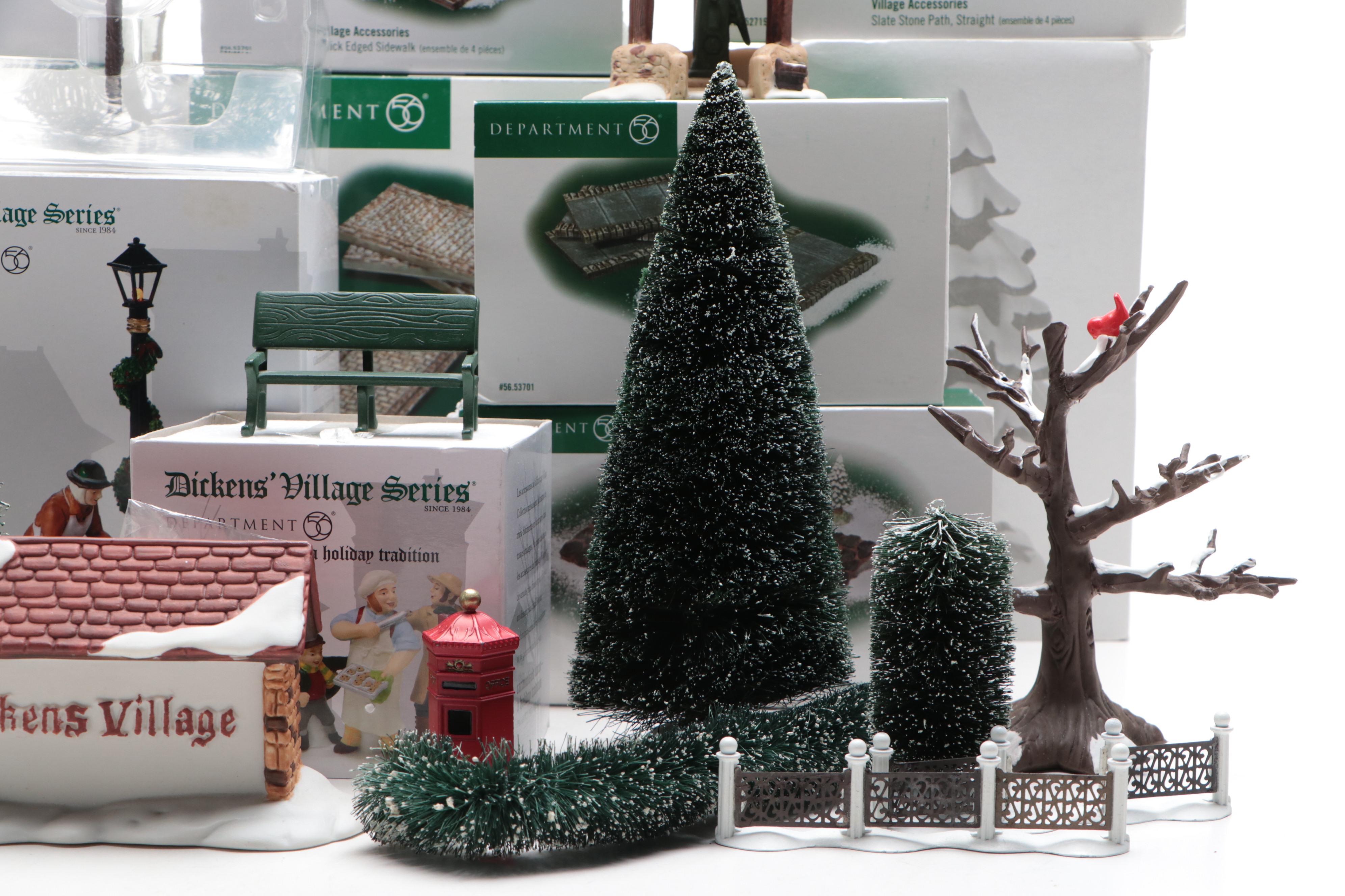 Department 56 "Heritage Village Collection" Porcelain Pine and More Figurines